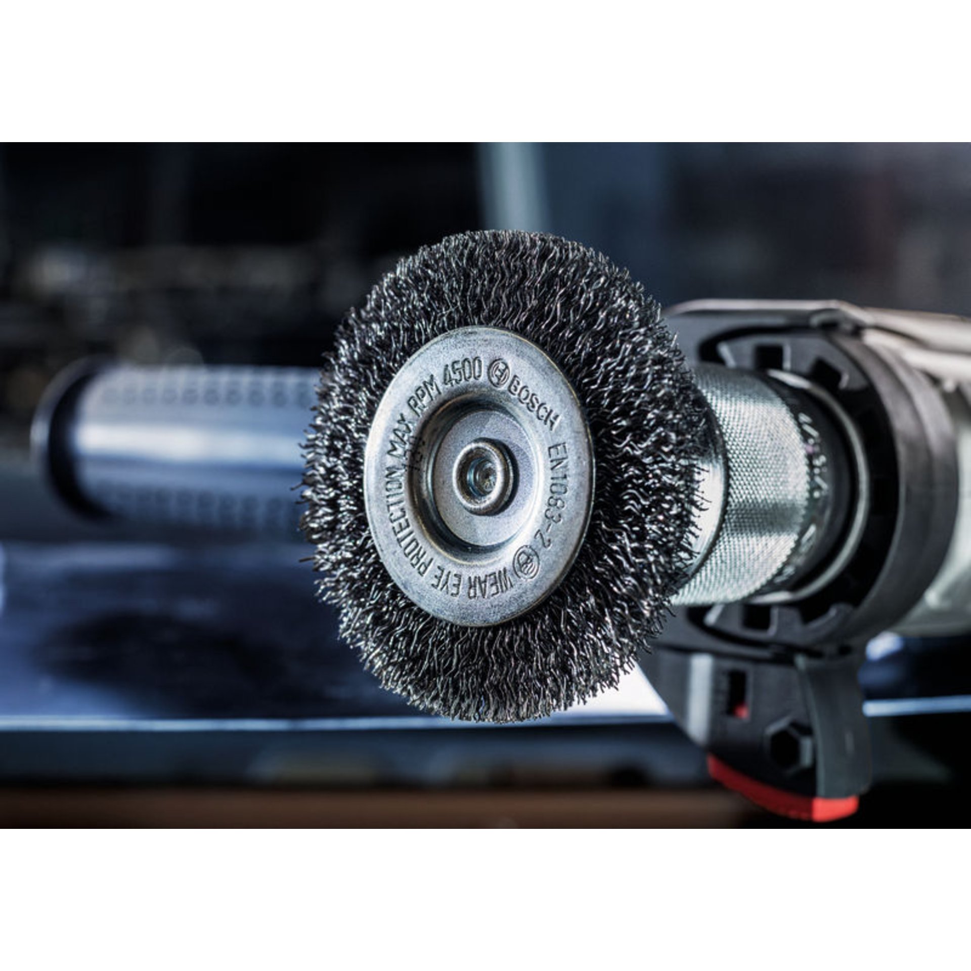 PRO Metal clean Scheibenbürste, gerader Schaft, 75 x 0,3 mm