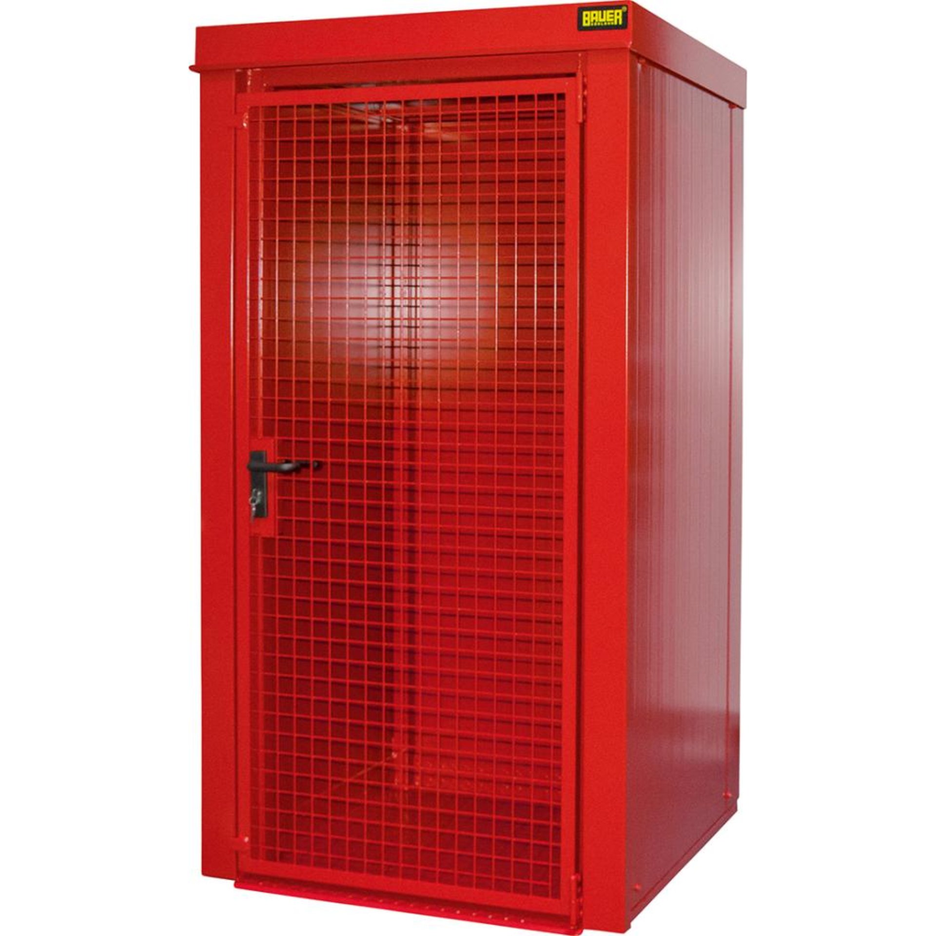 Gasflaschen-Container GFC-B M0, lackiert, Feuerrot