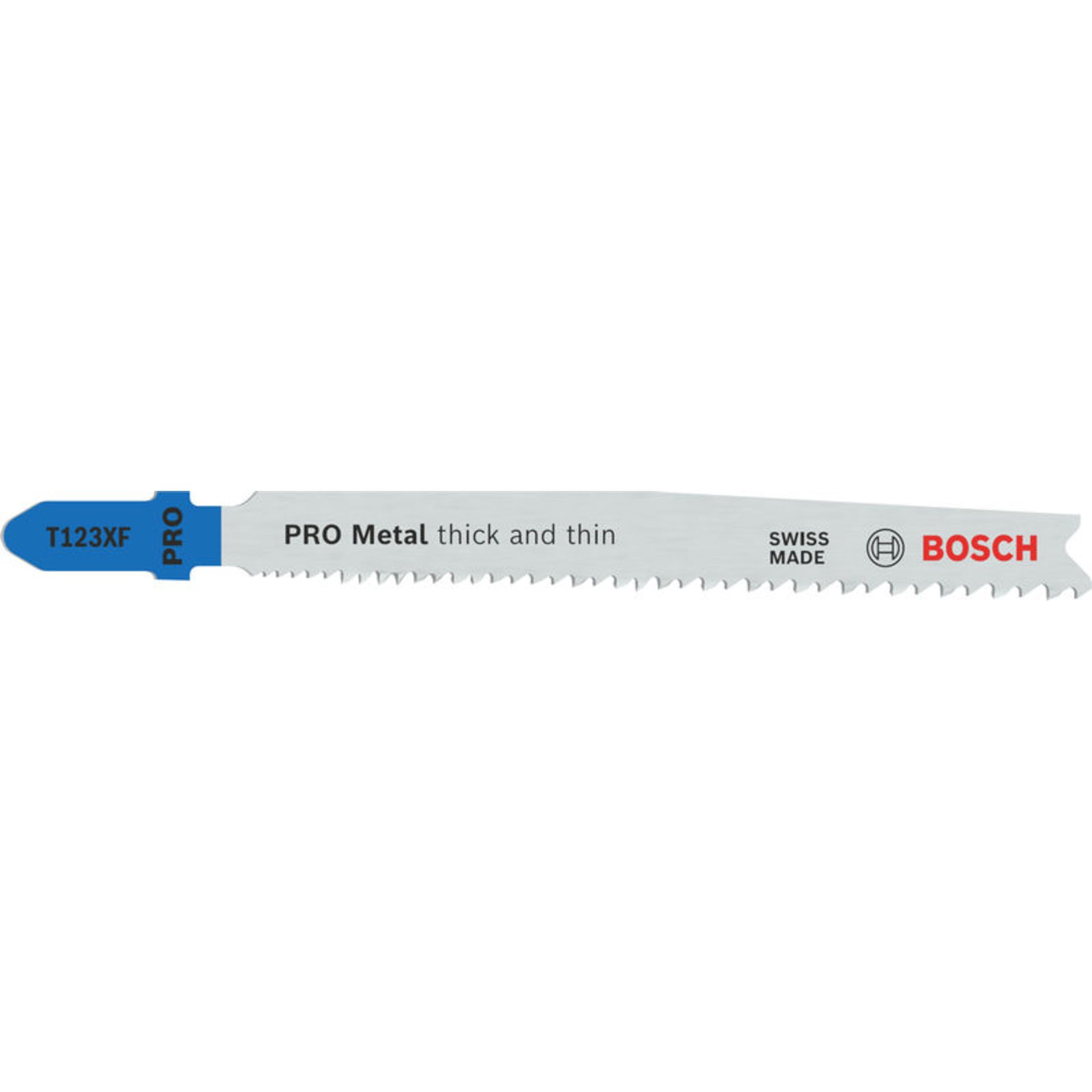 PRO Metal thick and thin T123XF Stichsägeblatt, 100 mm, 5-tlg.