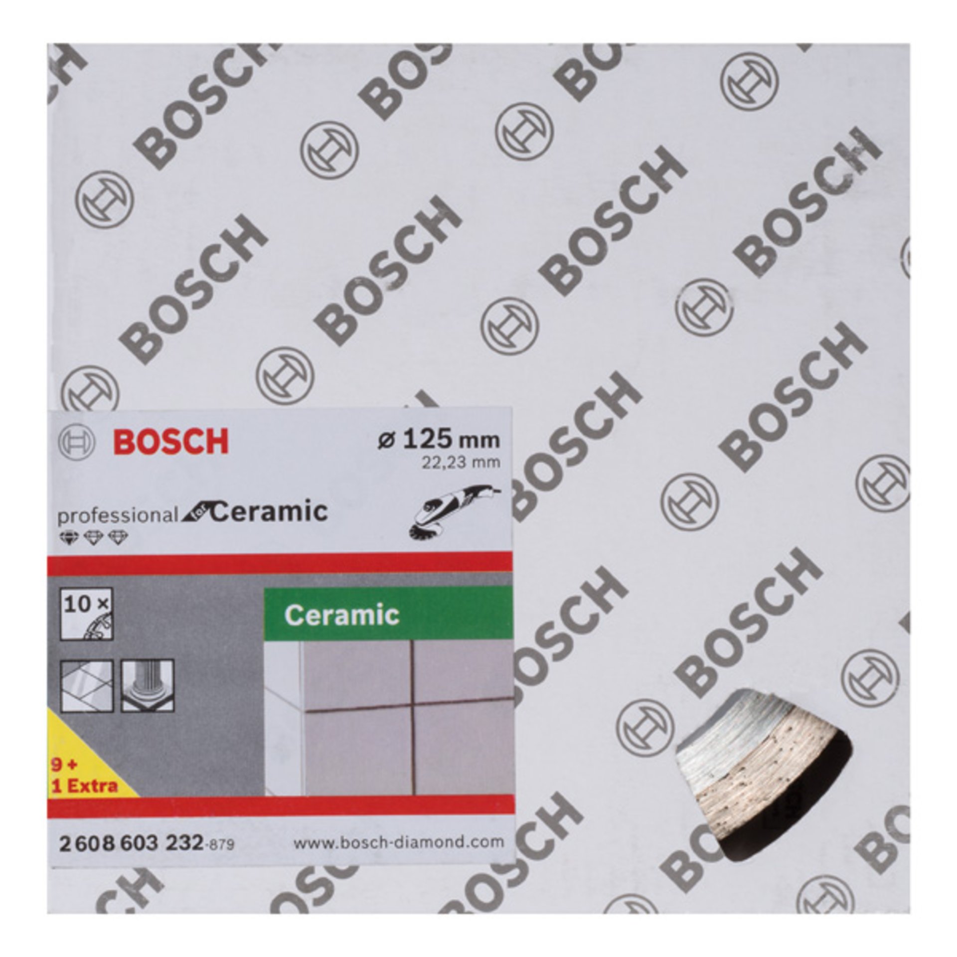 Diamanttrennscheibe Standard for Ceramic, 125 x 22,23 x 1,6 x 7 mm, 10er-Pack