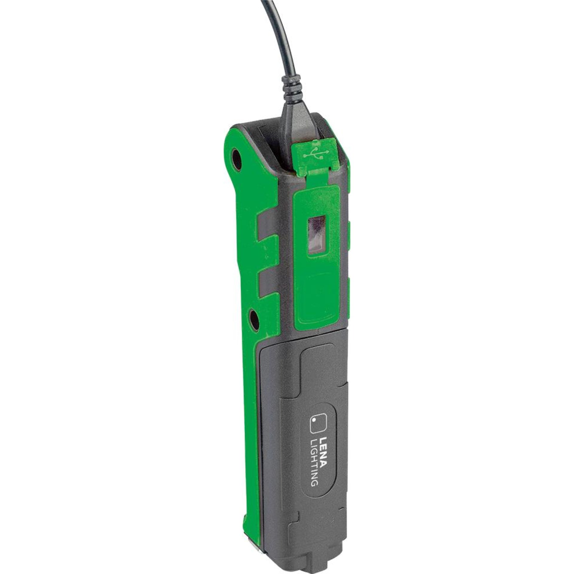 LED-Taschenlampe 360Lm Handy Slim LED Magnet im Socket Stufenloses Dimmen