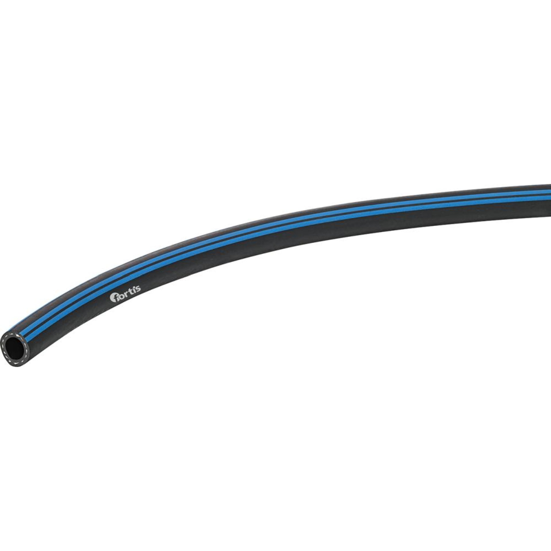 Industrie-und Vielzweck schlauch PRO, EPDM, schwarz/blau, 6x3,5mm, 40m FORTIS