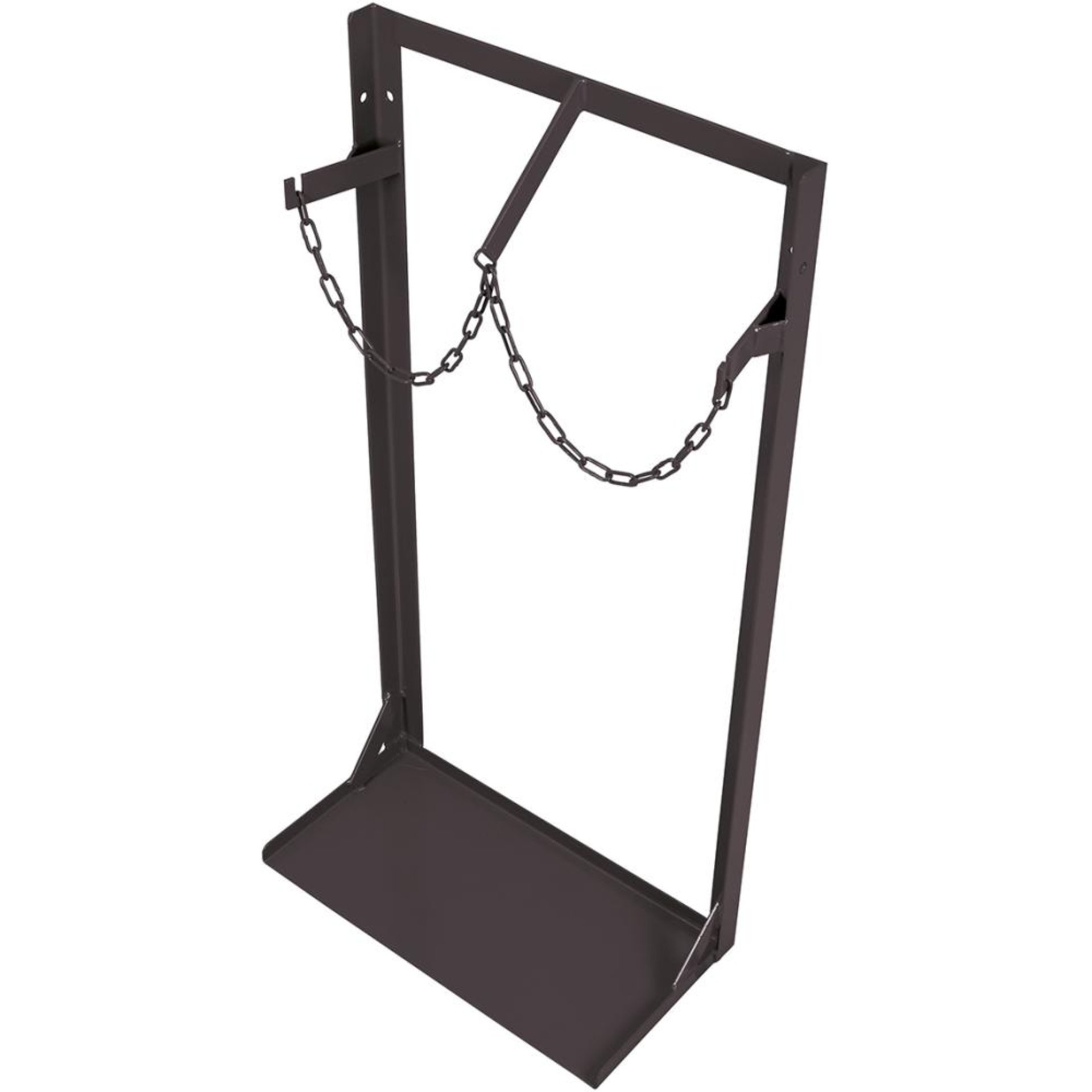 Stahlflaschenständer B570xH1110 mm 2x40-50 ltrRAL 7016