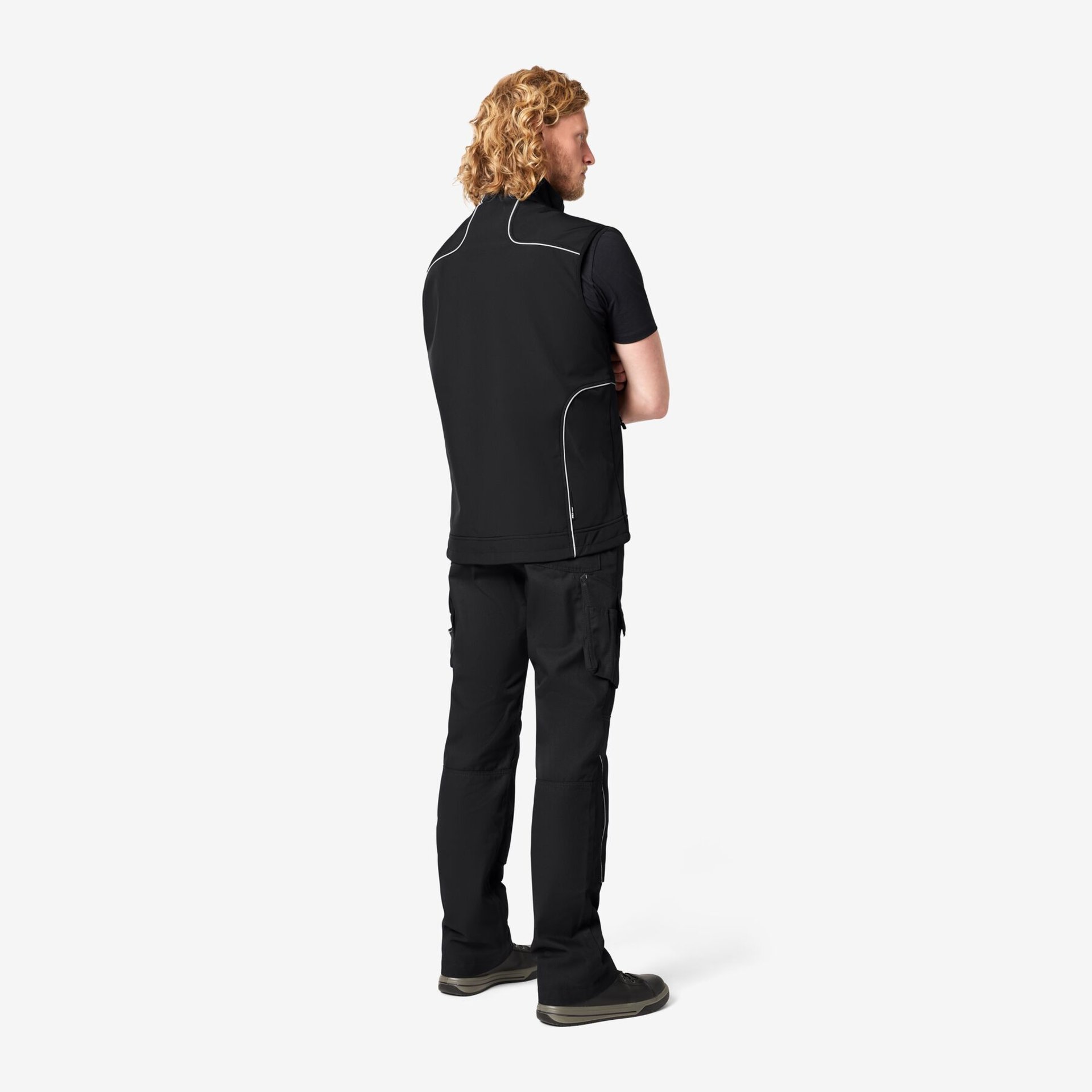 MARTIN Softshell-Weste schwarz 3XL