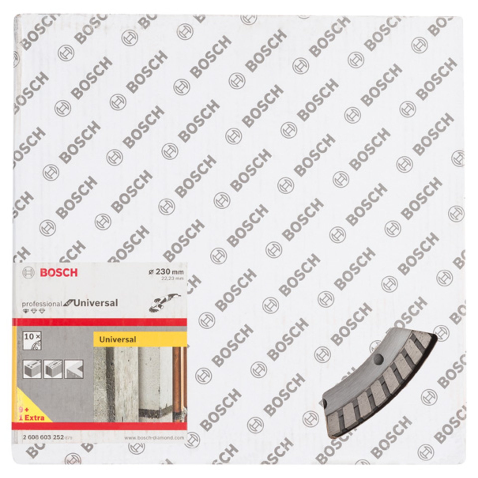 Diamanttrennscheibe Standard for Universal Turbo, 230x22,23x2,5x10 mm, 10er-Pack