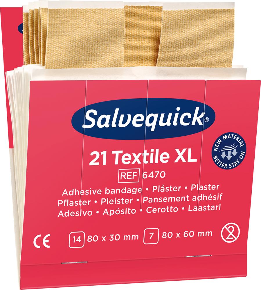 Salvequick Nachf.6x21Pfl.Textil extra groß