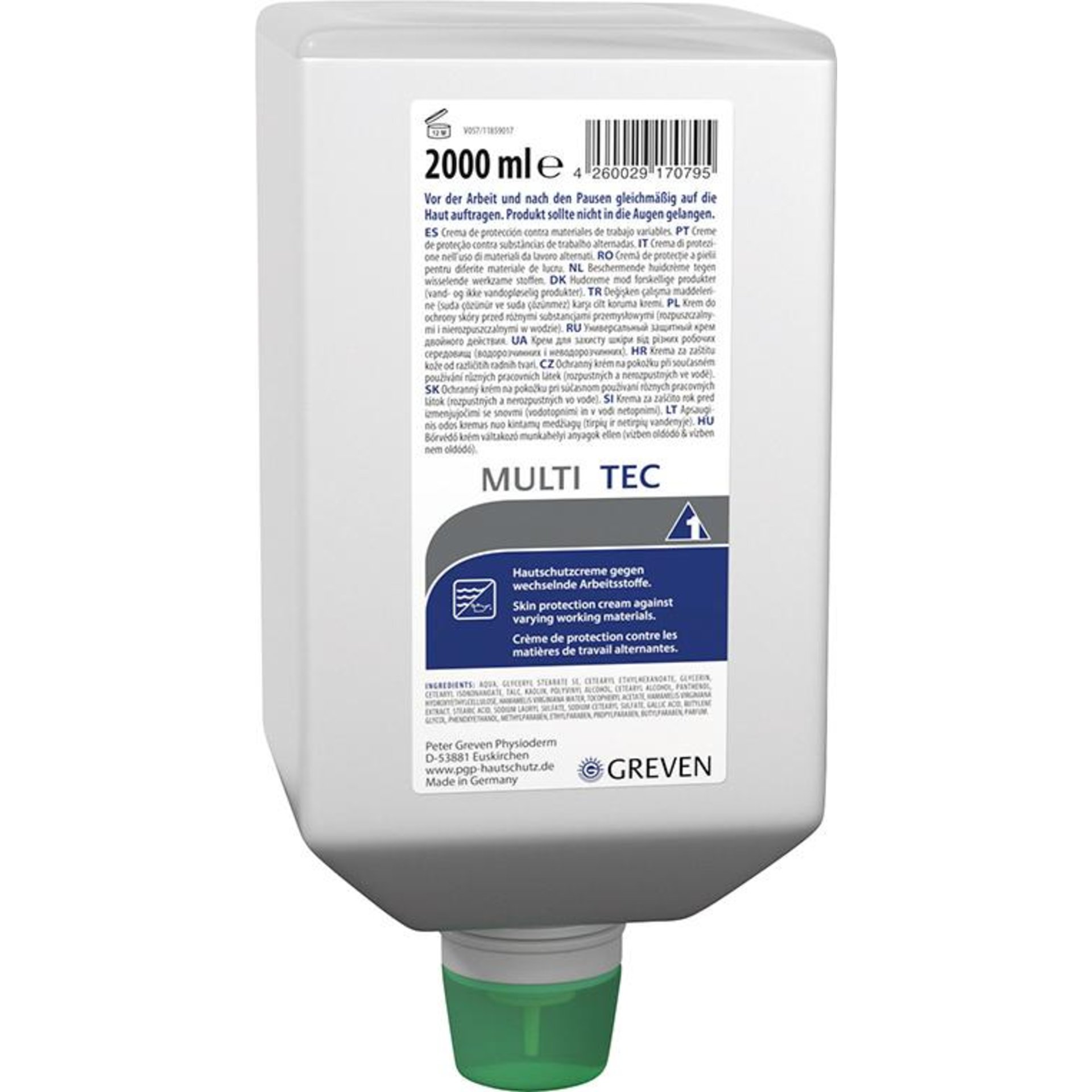 Hautschutzcreme Greven Multi-tec,100ml Tube