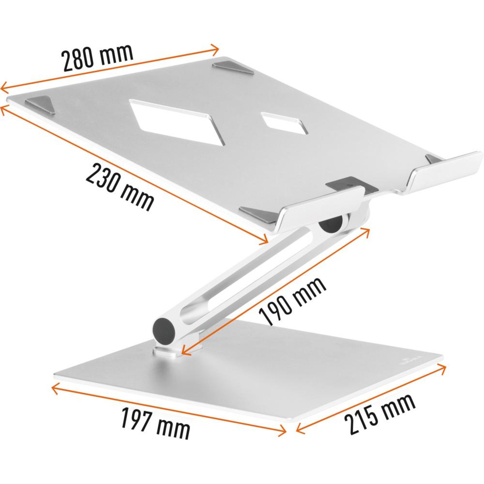 Laptop Ständer RISE für Laptop und Tablett 10" bis 17" bis 5 kg