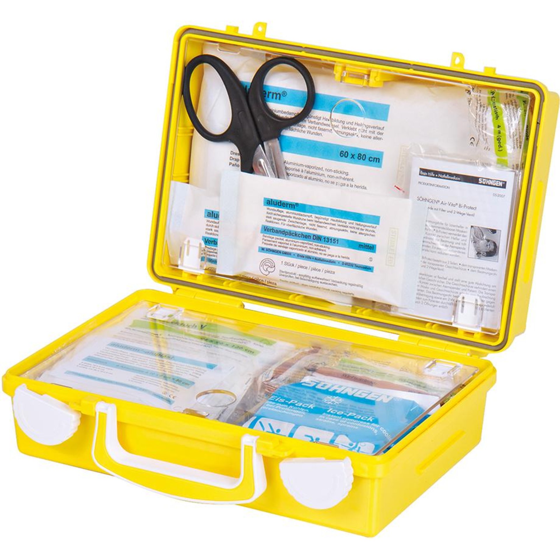 Erste-Hilfe-Koffer Extra Handwerk,DIN 13157,gelb