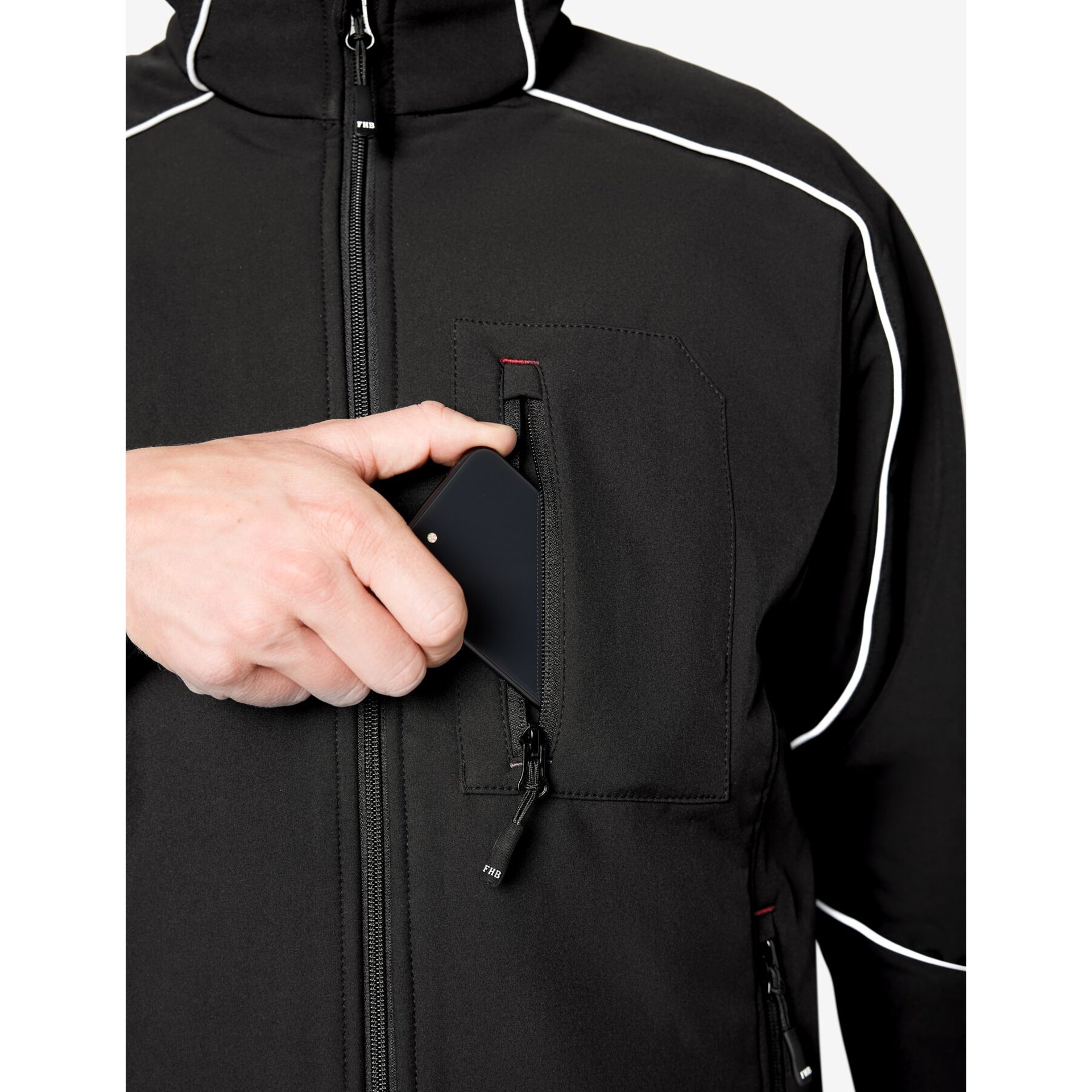 DIRK Softshell-Jacke schwarz 4XL