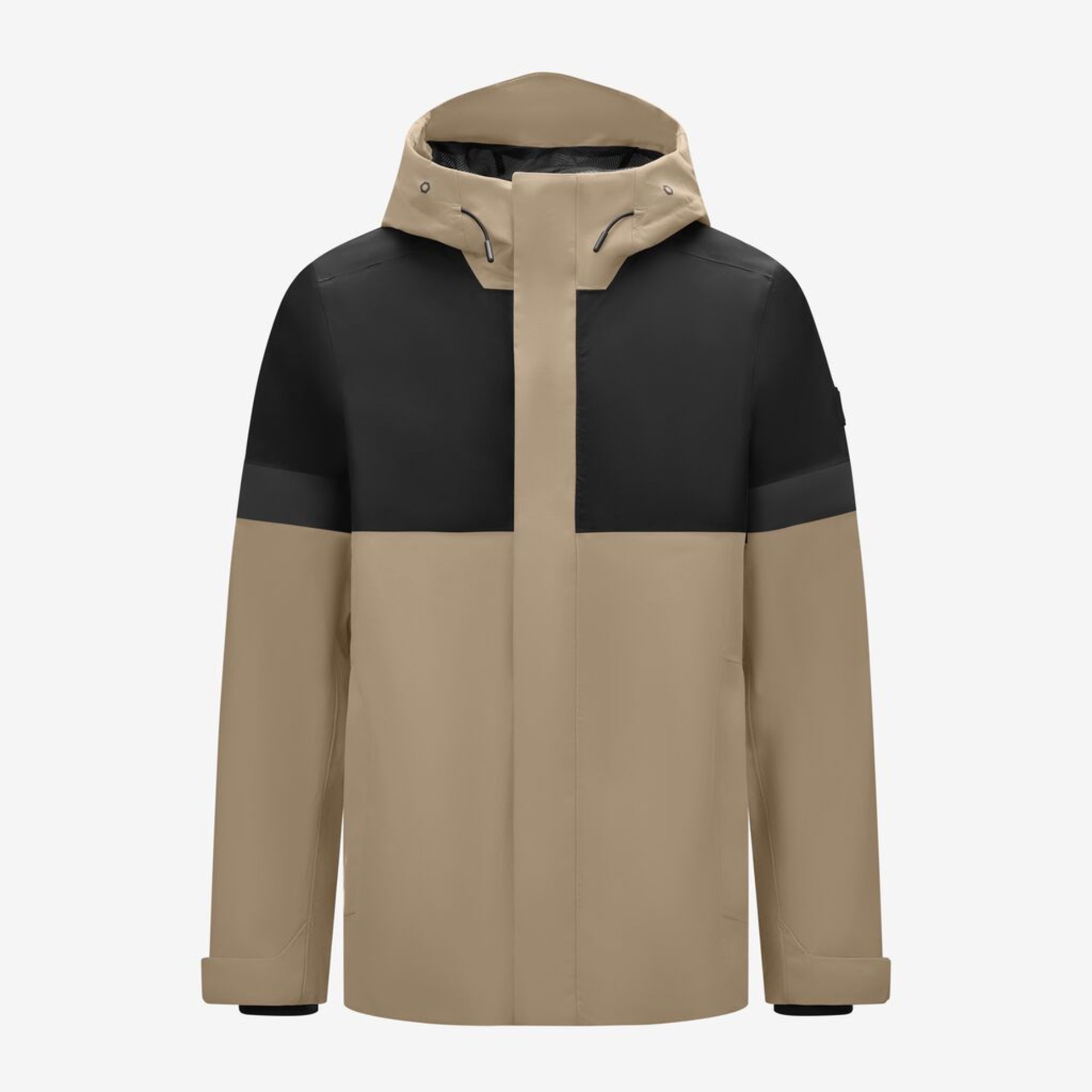 LUCA Hardshell-Jacke beige-schwarz M