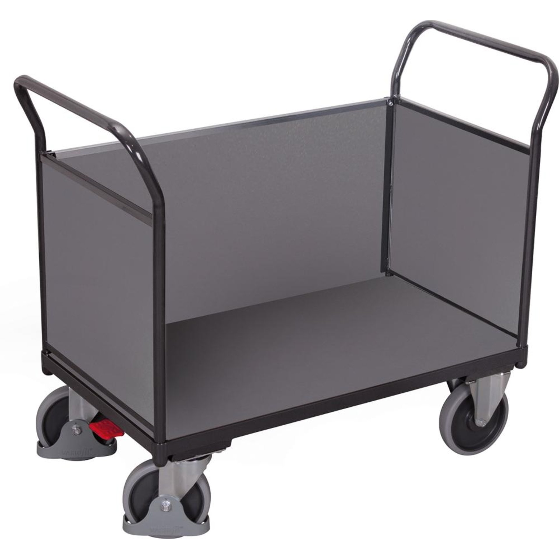 Doppel-Stirnwandwagen 500 kg 1200x800 RAL 7016