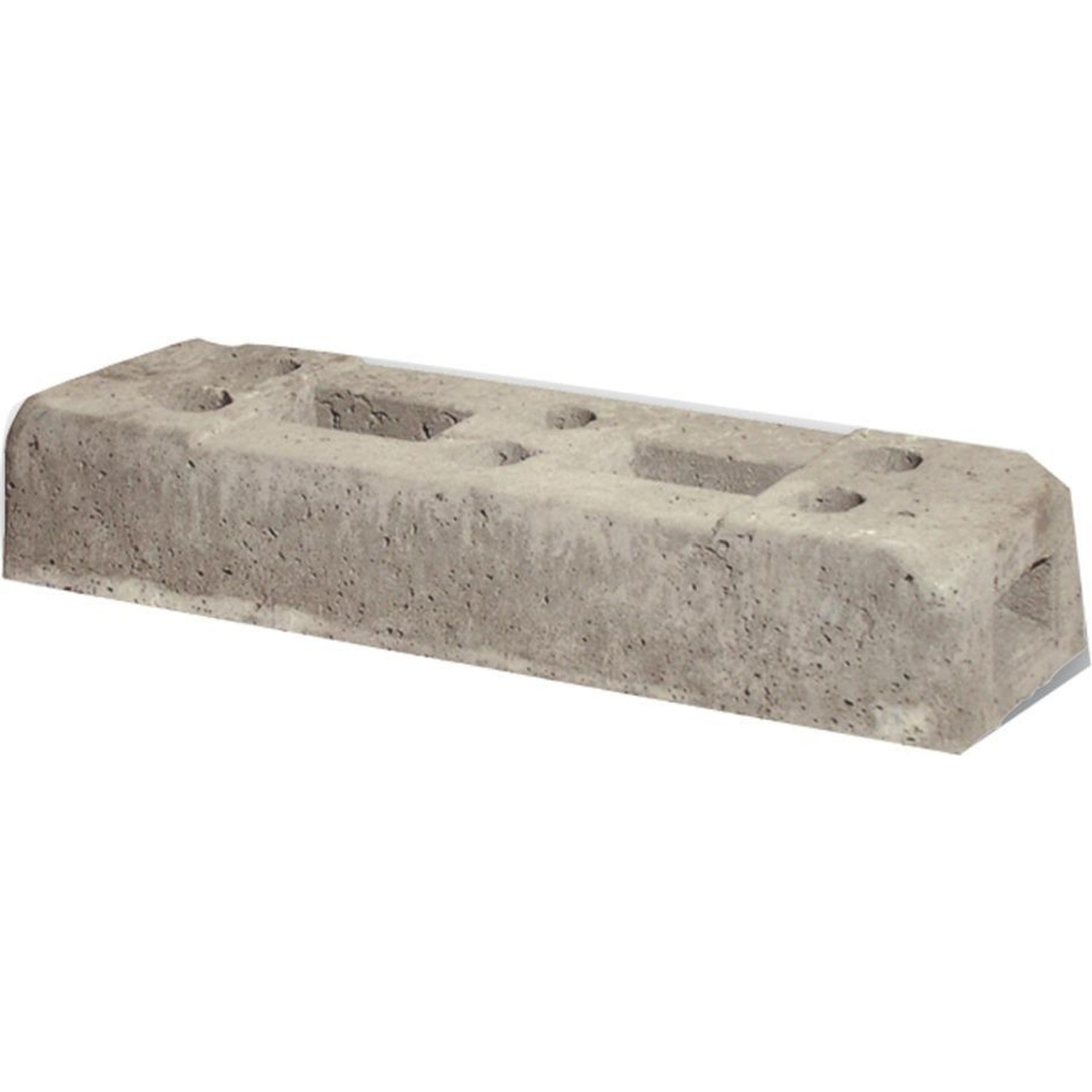 Bauzaunfuß Beton mit 6 Löcher D42 mm Schake
