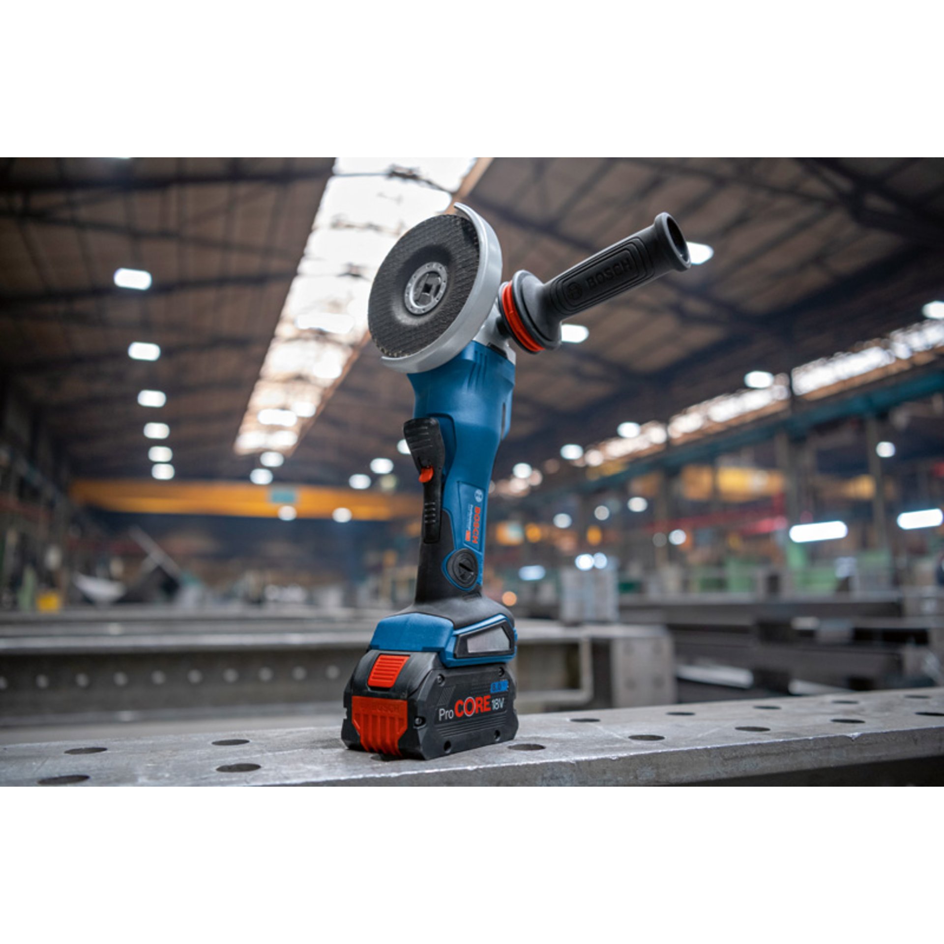 Akku-Winkelschleifer BITURBO mit X-LOCK GWX 18V-15 PSC