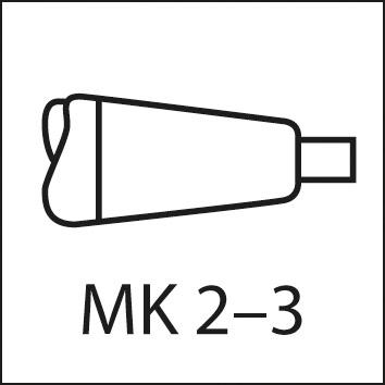 Format Flachsenker Fein HSS Schaft MK Durchgangsloch M22