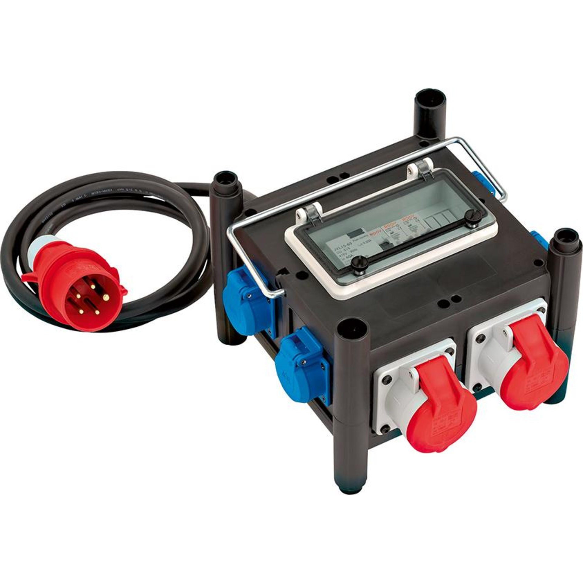 Kleinstromverteiler 16A H07RN-F5G2,5 2m CEE 2xCEE 400V + 5x230V Brennenstuhl