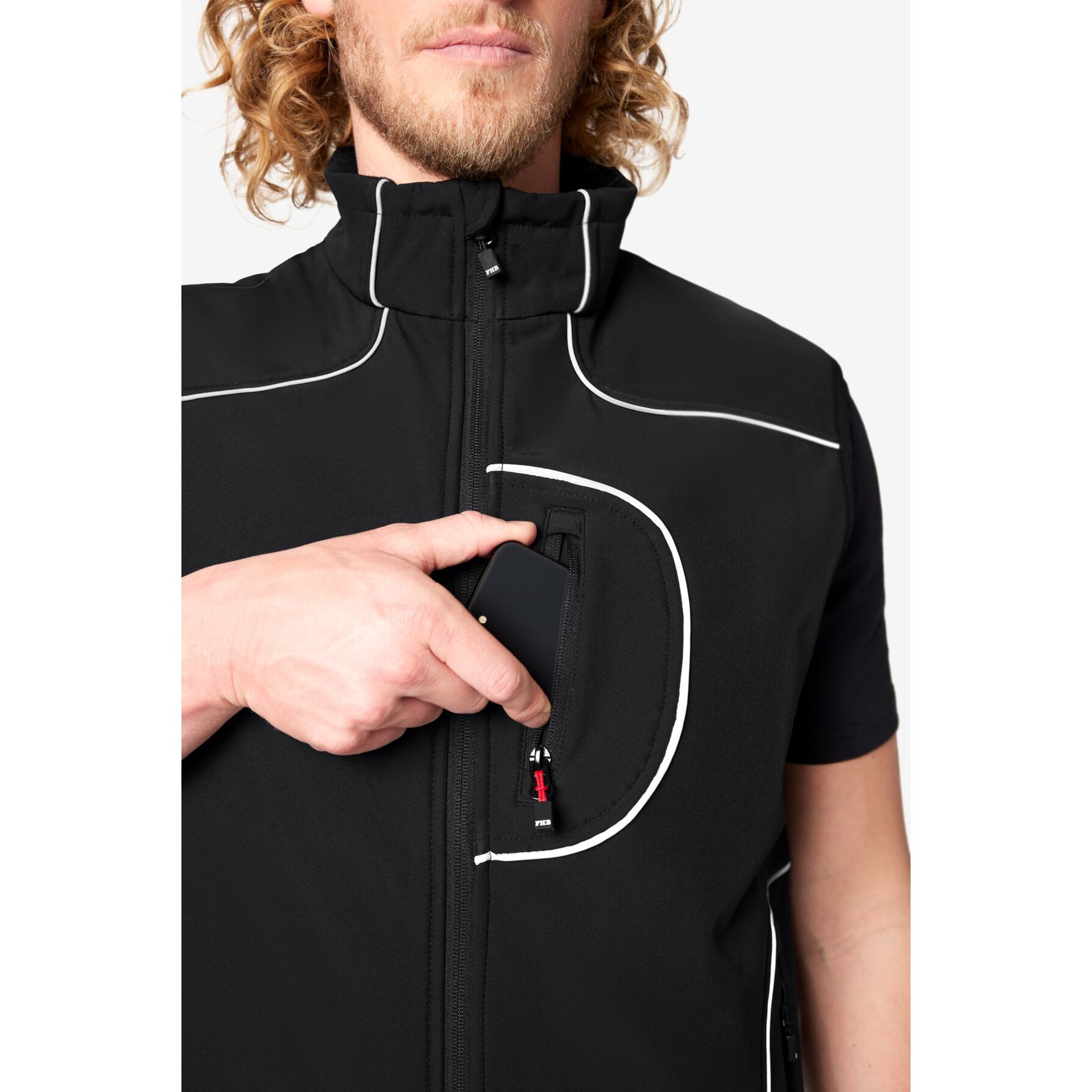 MARTIN Softshell-Weste schwarz 3XL