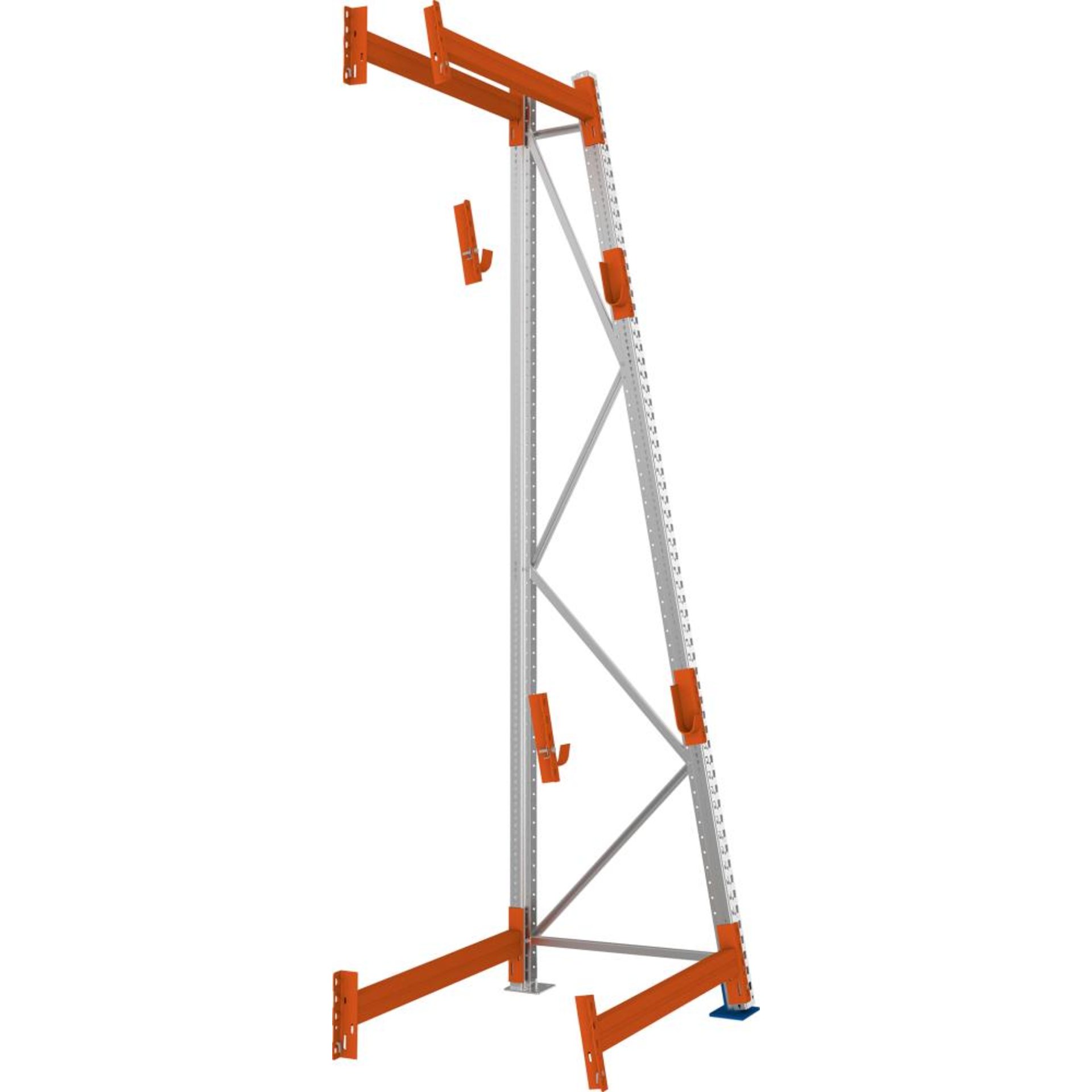 A Ständer Kabeltrommel B1100xT900xH3300 mm Anbaufeld verzinkt Feldlast 1500kg