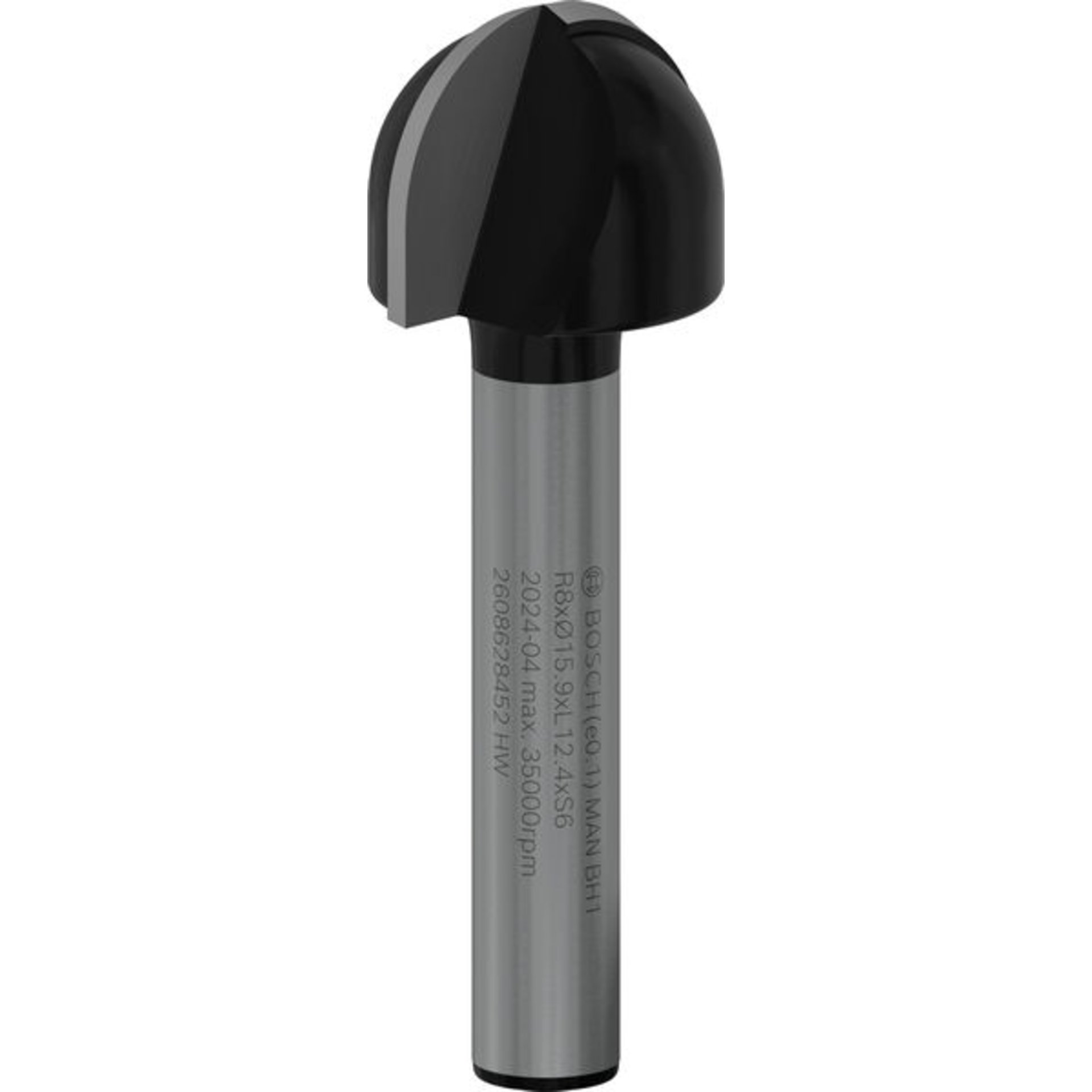 PRO Hohlkehlfräser, R 8, Schaft 6 mm