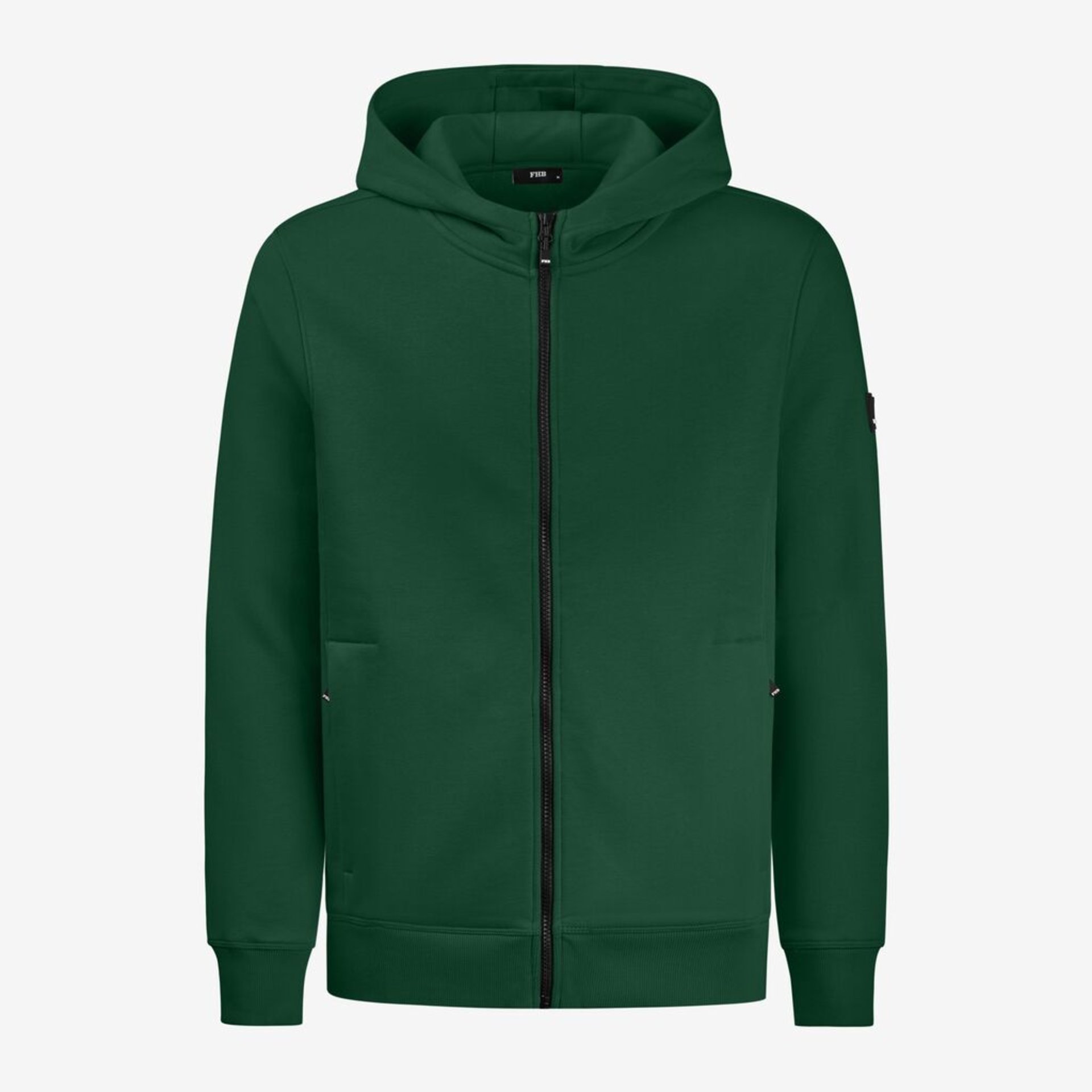 QUENTIN Hoodie-Jacke unisex grün M