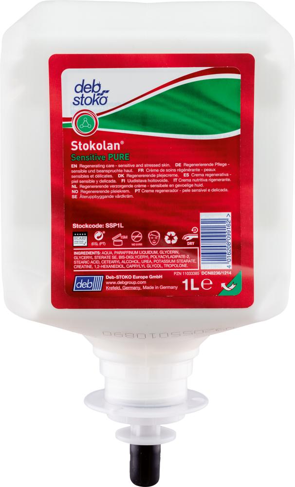 Deb Stoko Stokolan Handcreme  Sensitive Pure 1L
