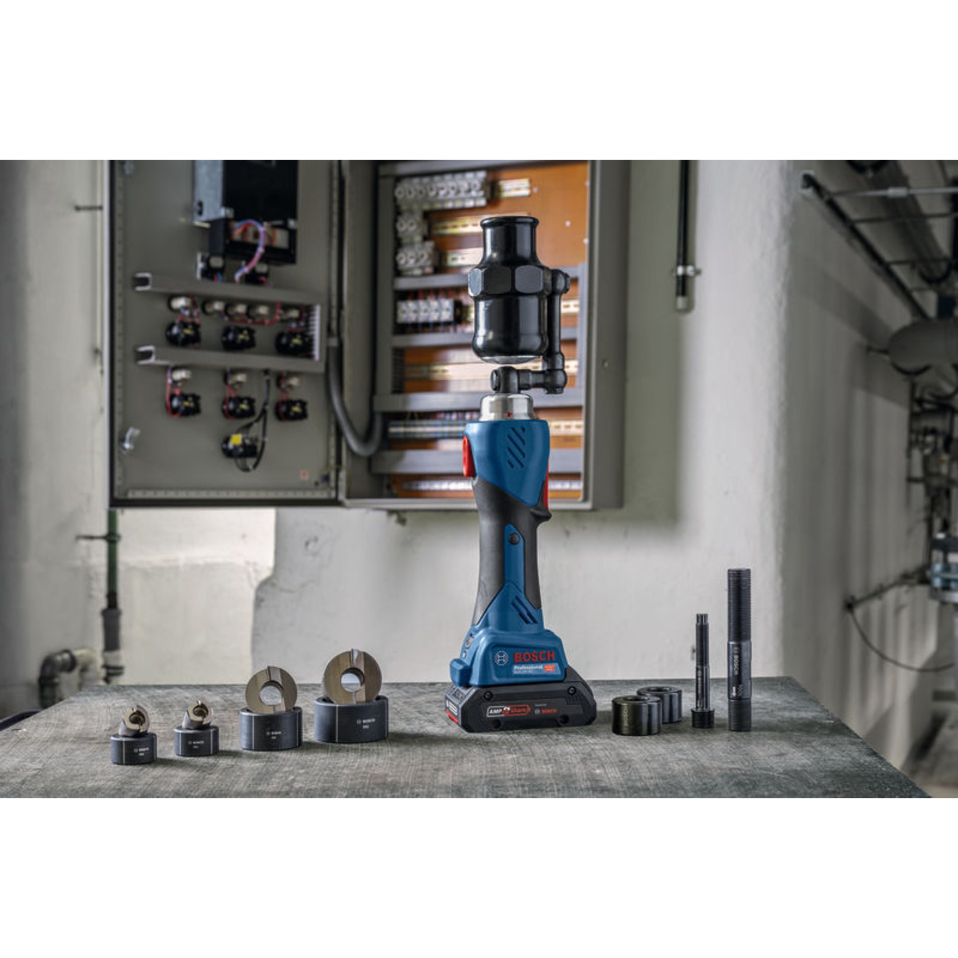 Akku-Hydraulisches Stanzwerkzeug GLH 18V-60 in XL-BOXX