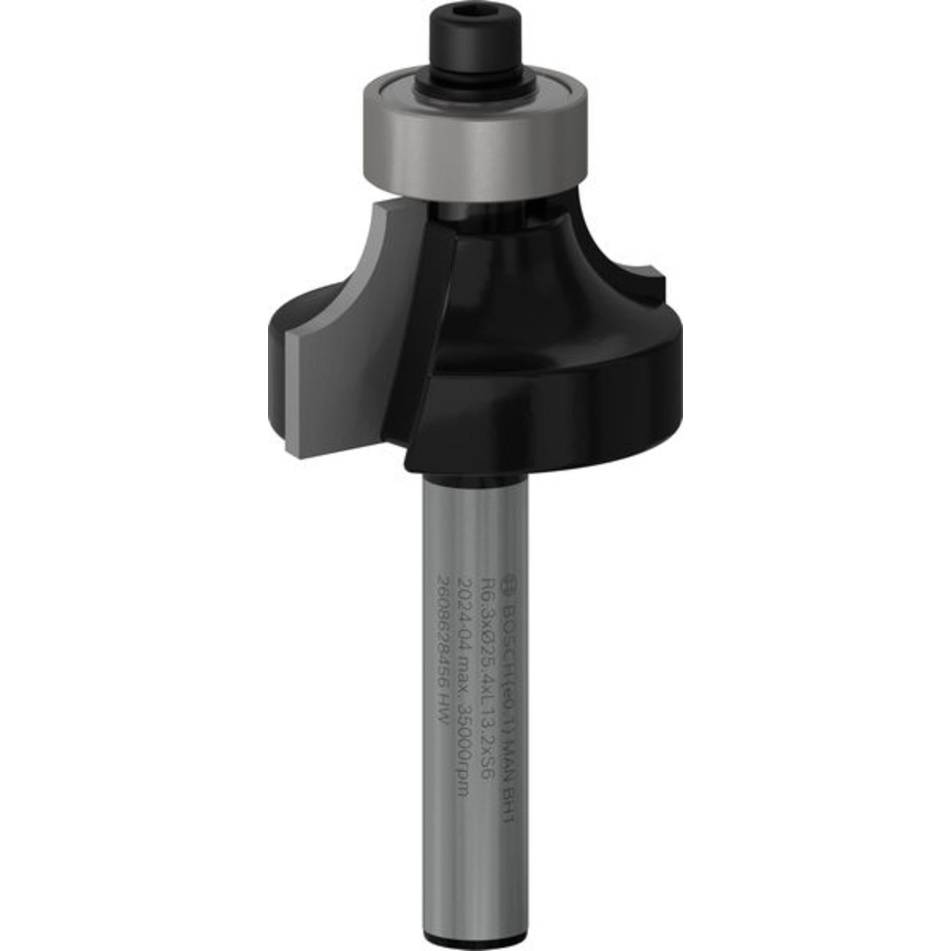 PRO Abrundfräser, R 6,3, Schaft 6 mm