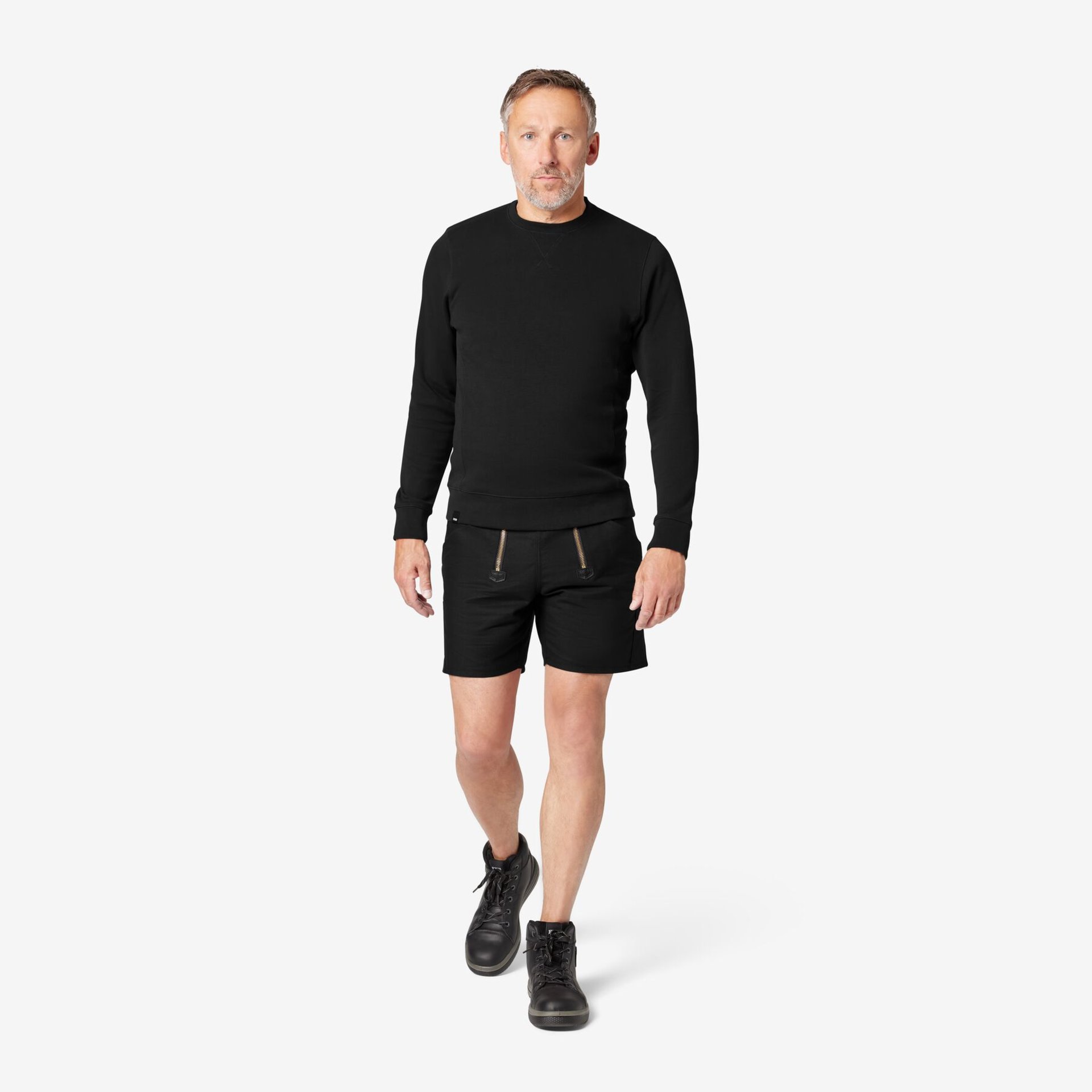 JO Zunft-Shorts kurz Rips-Moleskin schwarz 58