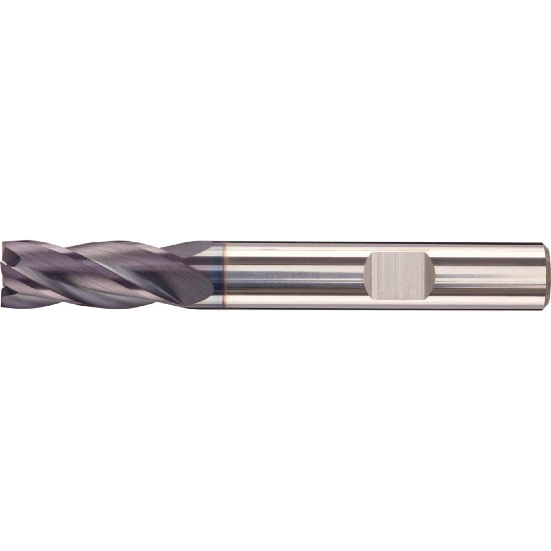 Schaftfräser lang VHM AlTiN+ Z4 30Grad Schaft HB 2,0mm FORTIS