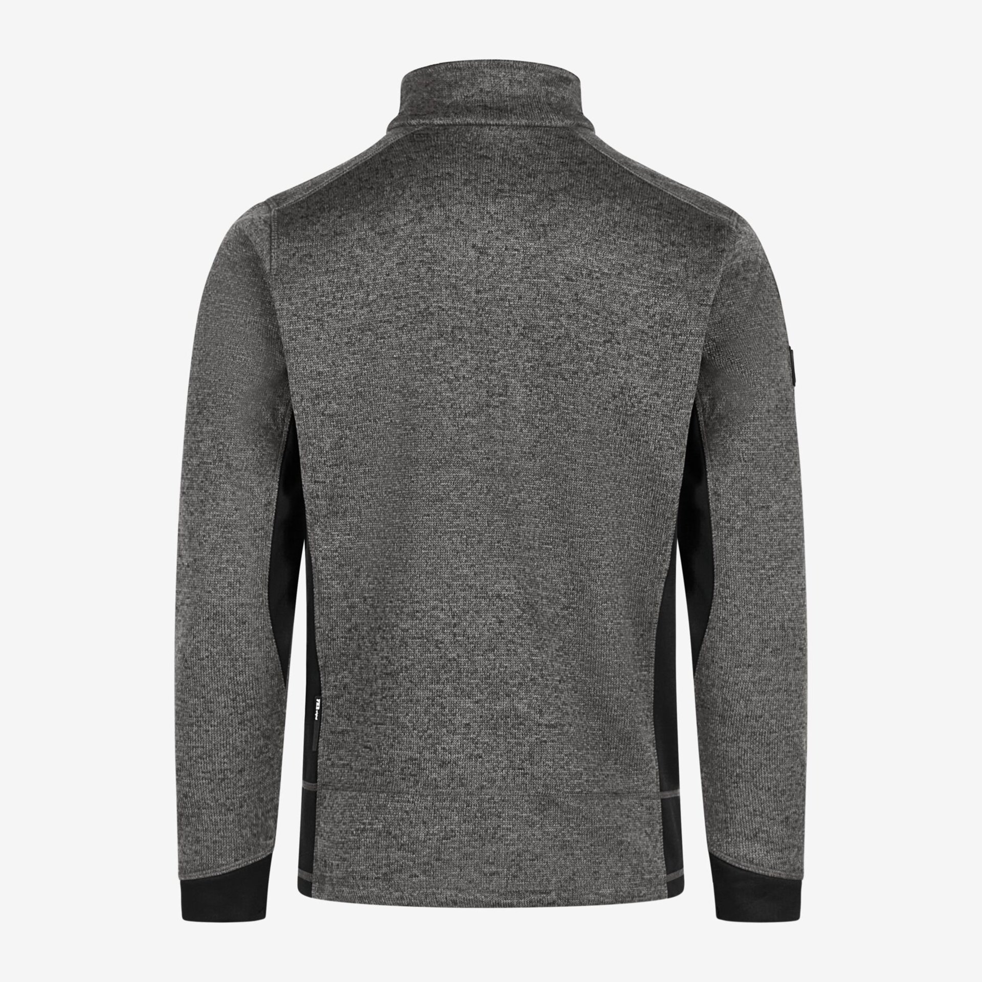 PATRICK Strick-Fleece-Troyer anthrazit-schwarz Gr. 2XL