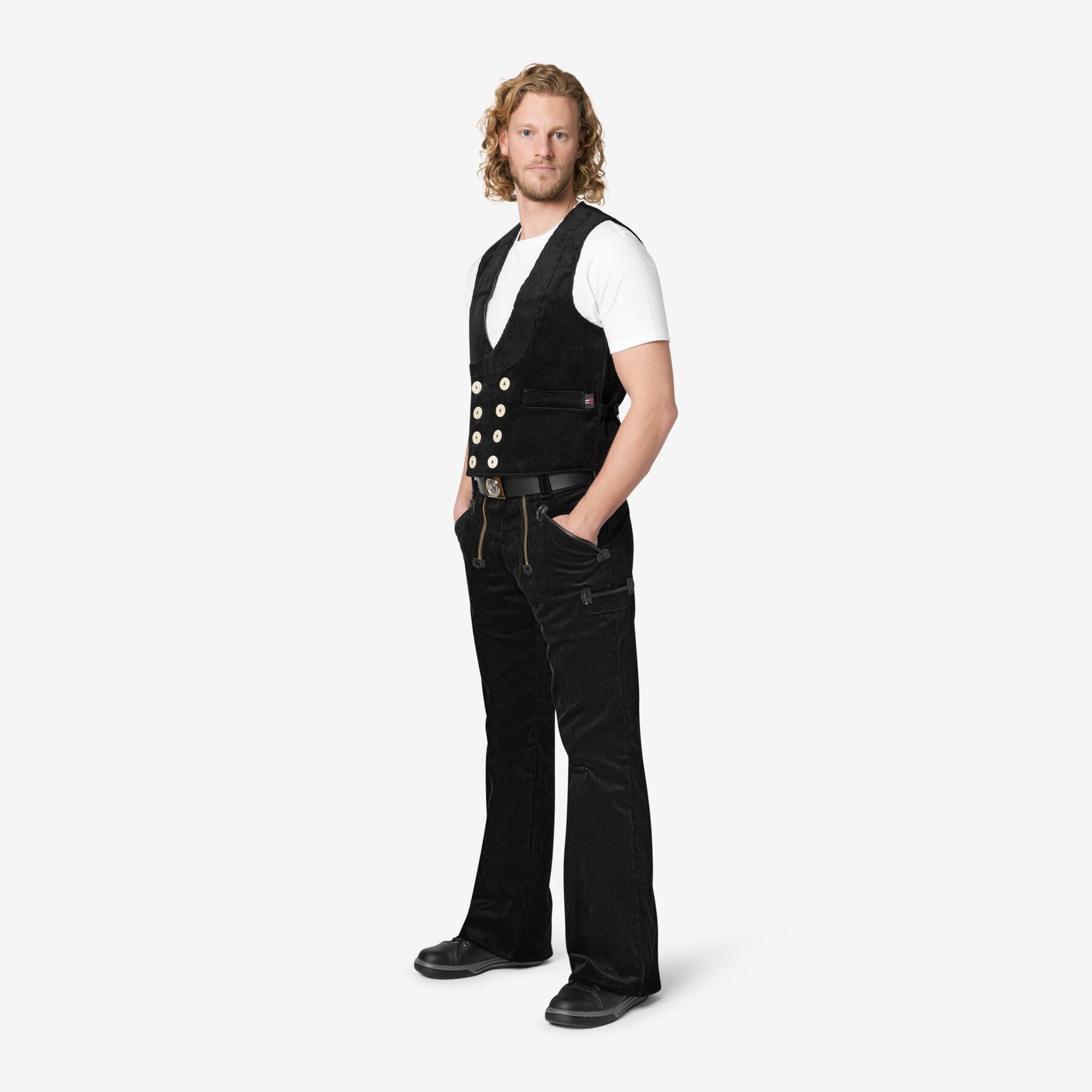 EMIL Zunftweste Trenkercord schwarz 58
