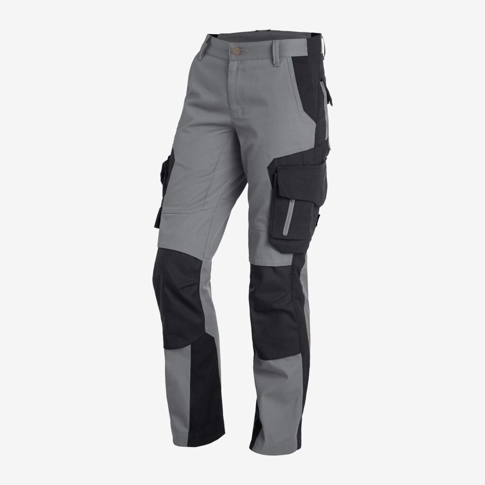 ALMA Arbeitshose Damen grau-schwarz 40
