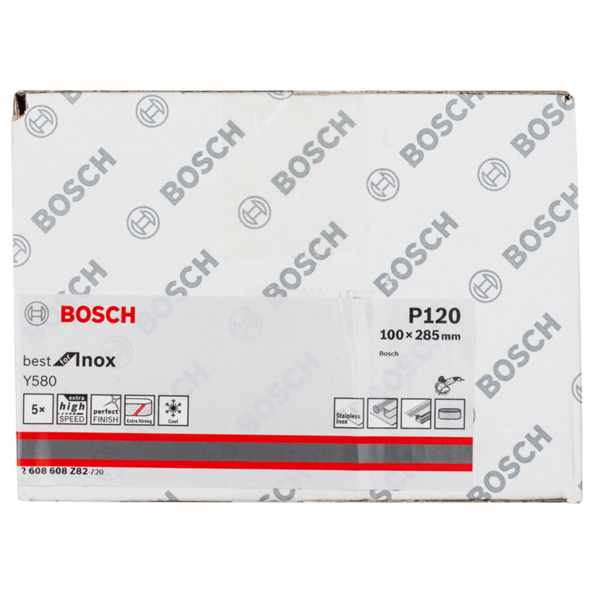 PRO Y580 Schleifband, 100 x 285 mm, 90 mm, G120, 5-tlg.
