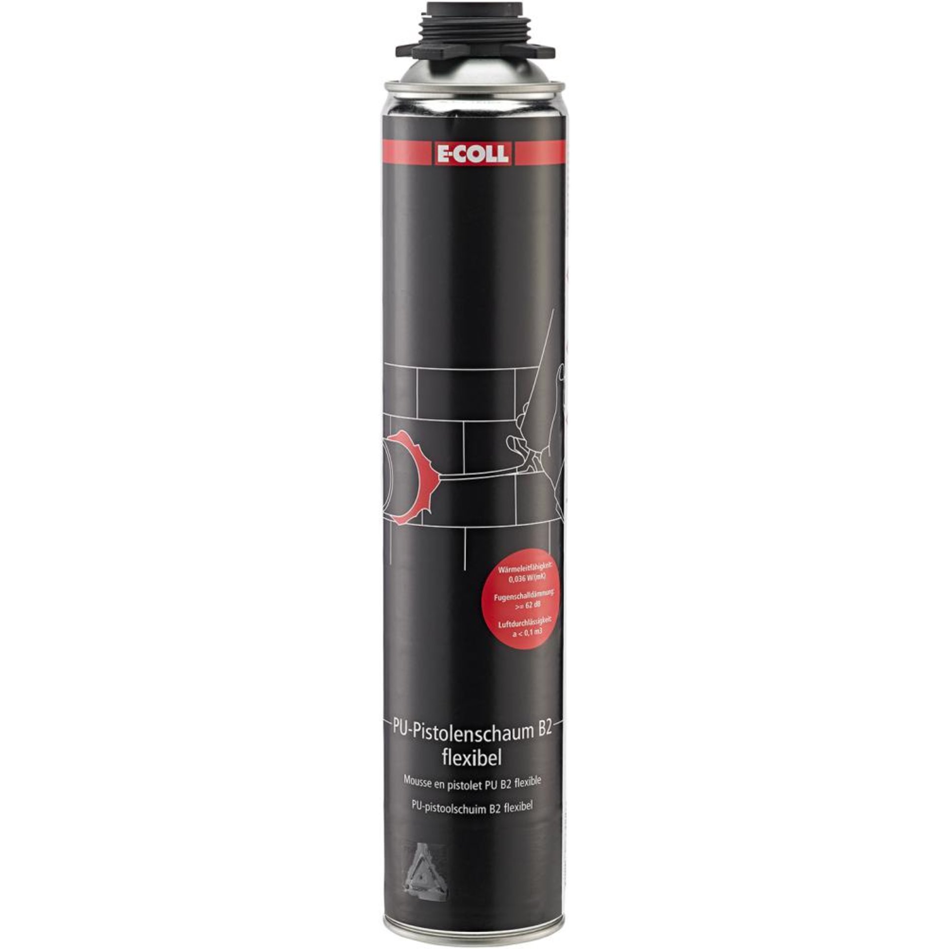 Pistolenschaum flexibel 750 ml E-Coll