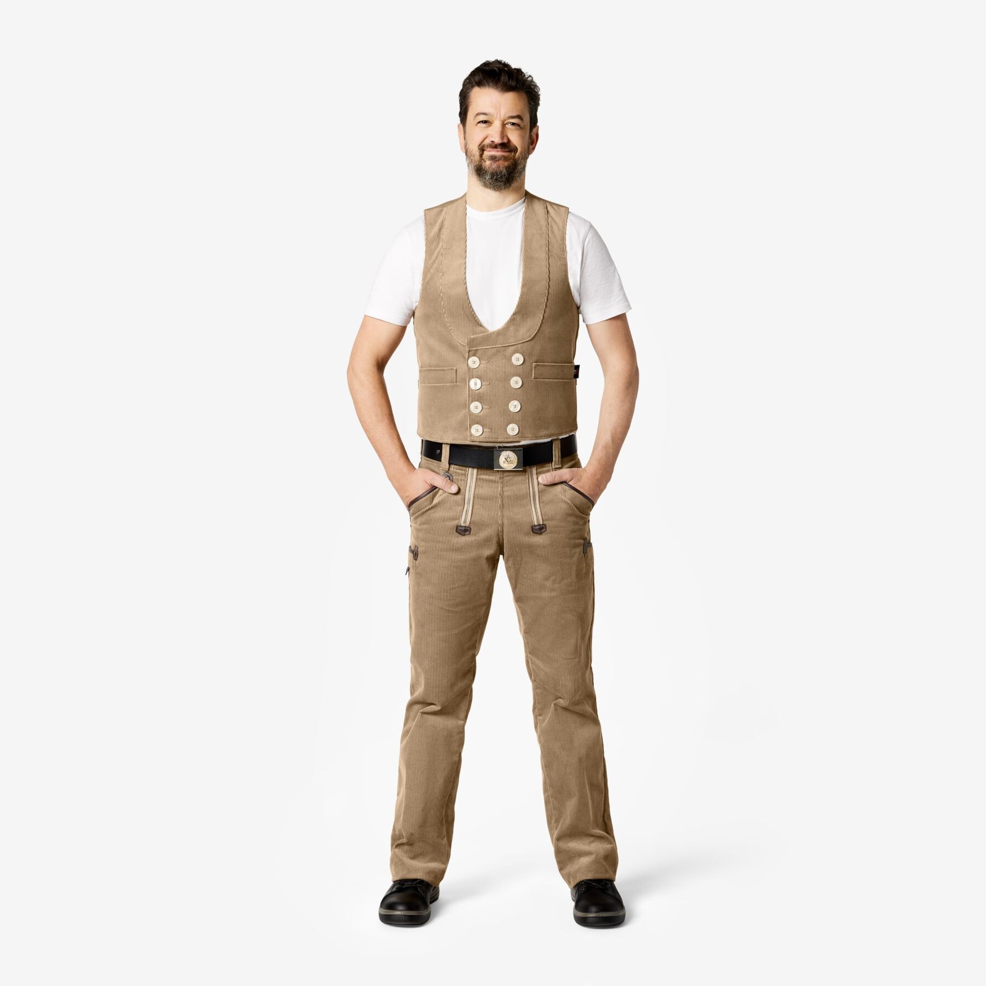 CORD Zunfthose Genuacord beige 27
