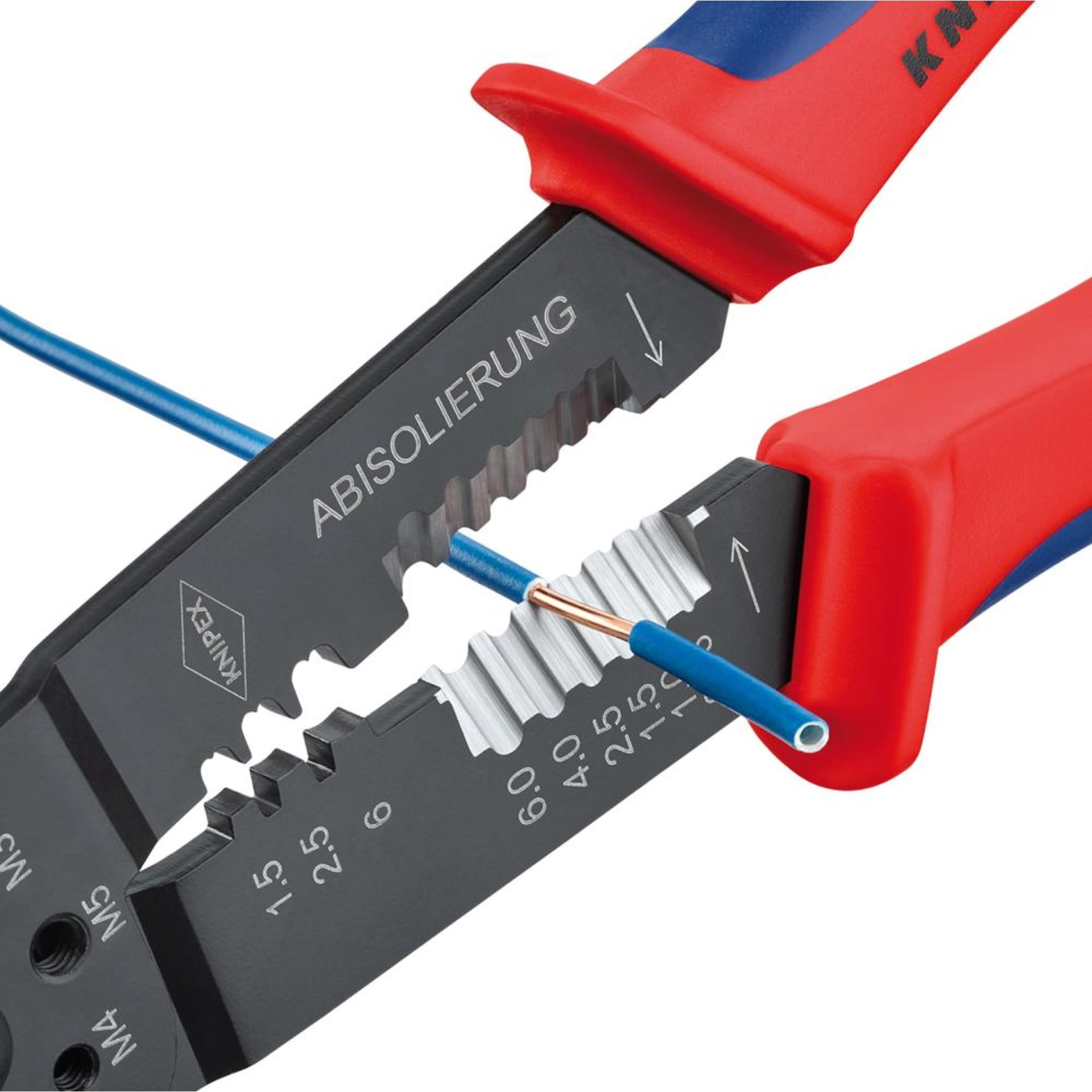 Crimpzange 9722240 für isolierte Kabelschuhe 0,75-6qmm KNIPEX