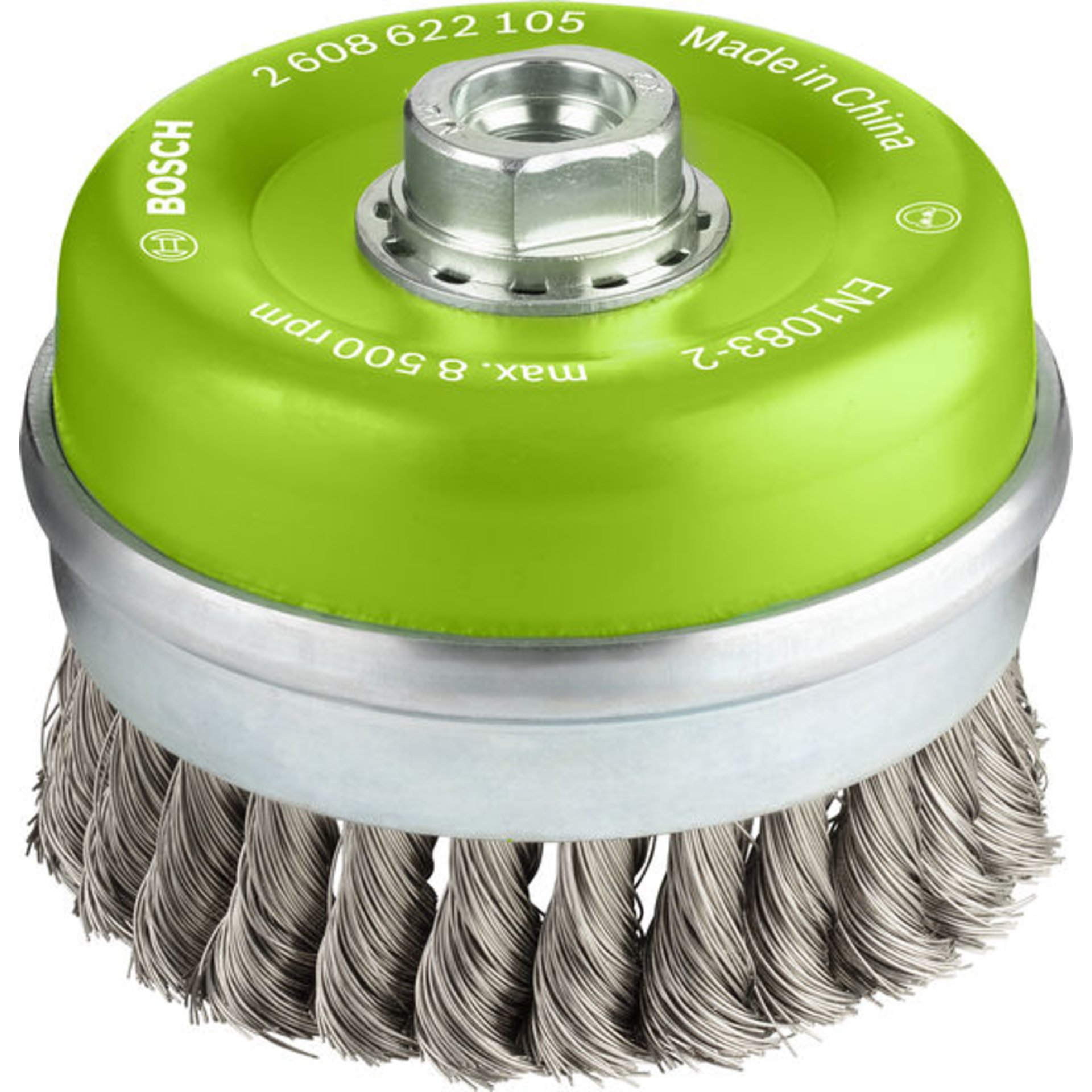 PRO Stainless Steel heavy Topfbürste, 100 x 0,35 mm, Gewinde