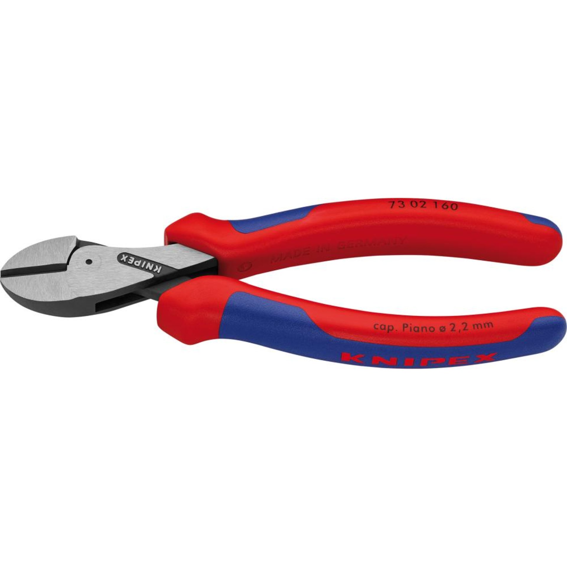 Kompakt-Seitenschneider poliert mit Kunststoff-Griffen 160mm KNIPEX