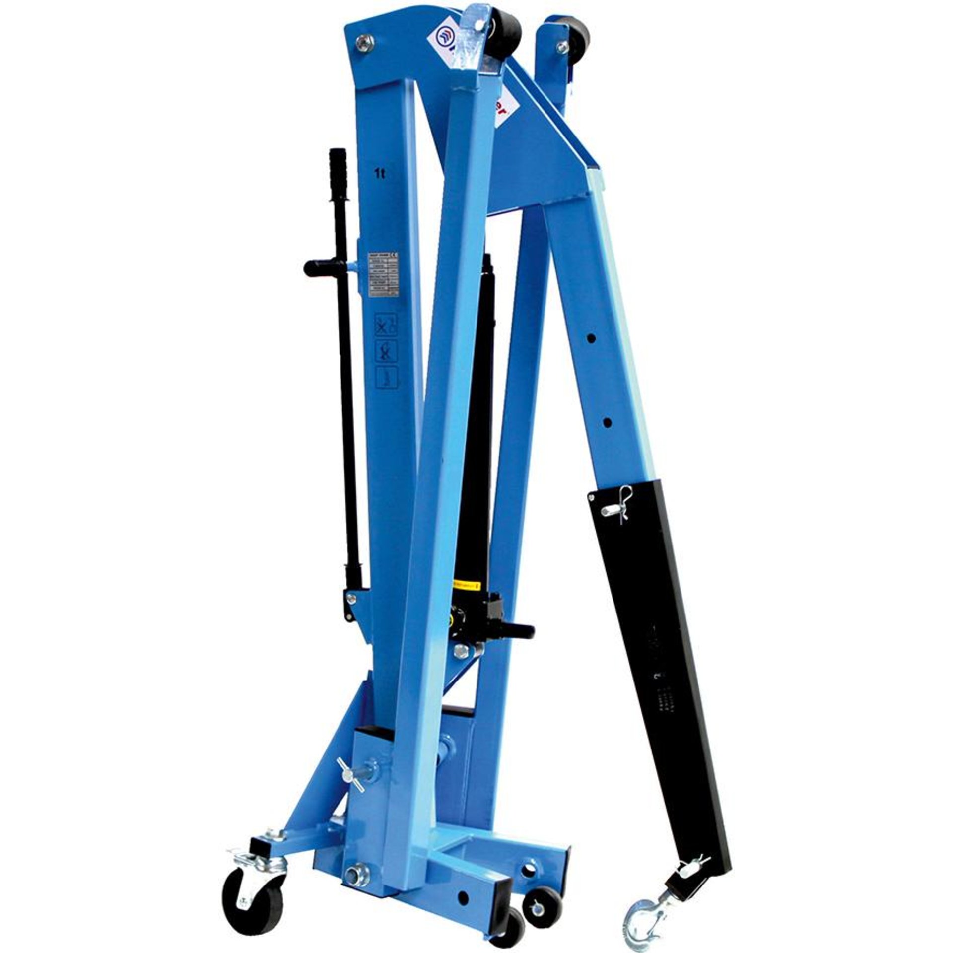 Werkstattkran 1000 kg V-Gabelträger, klappbar