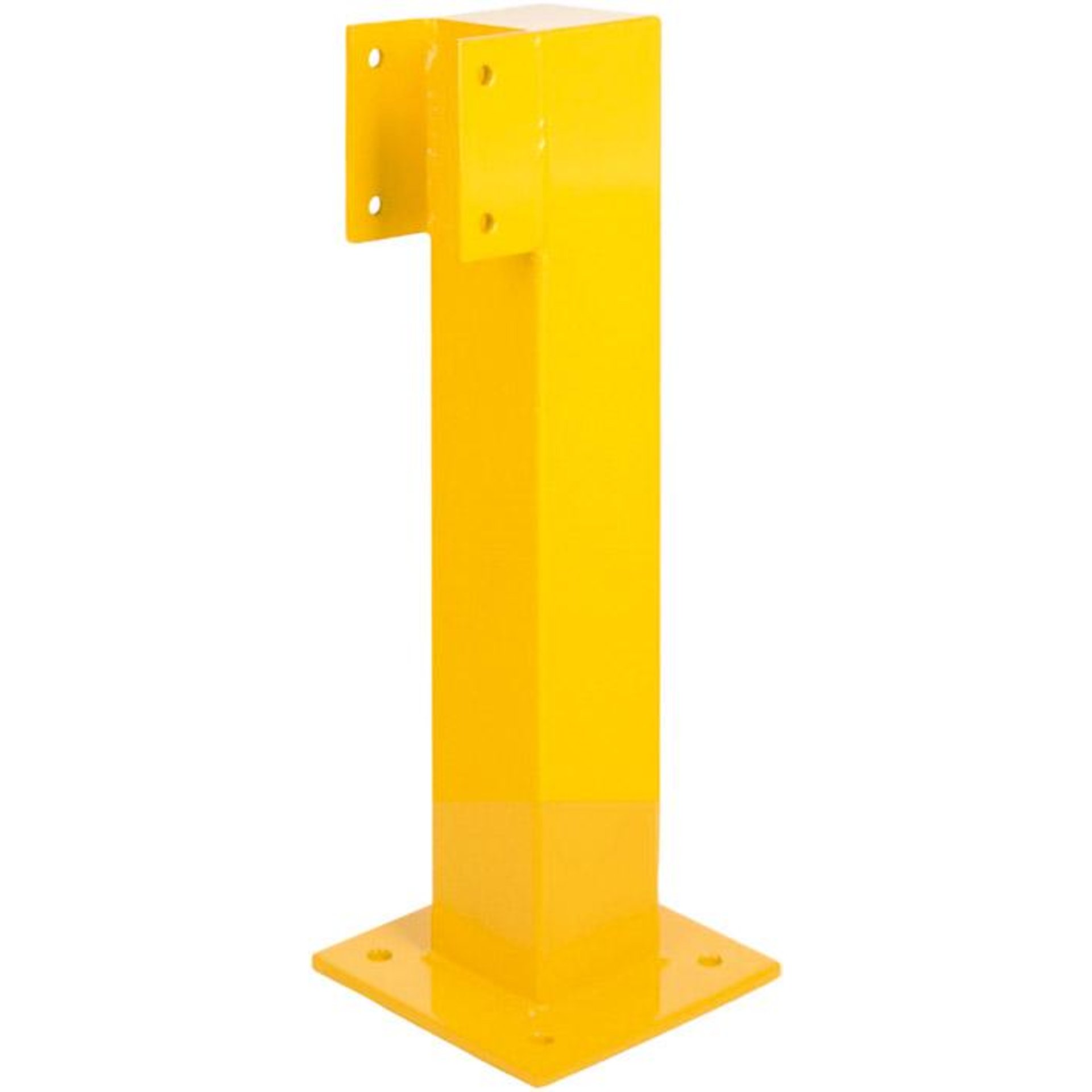 Endpfosten für Geländer H500xB140xT80 mm Stahl, RAL 1023