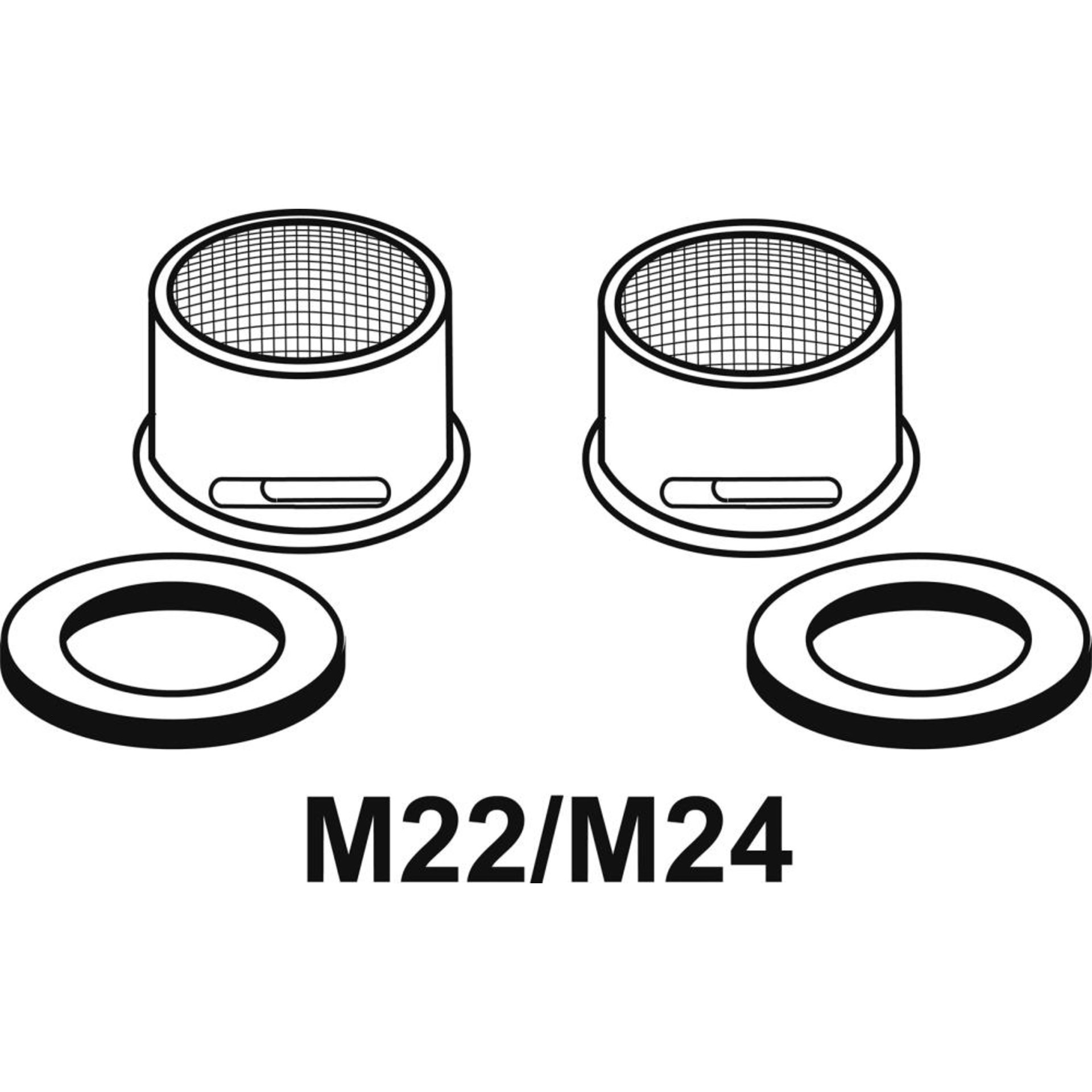 Mischdüsen-Einsatz, für M22/M24 (2x)