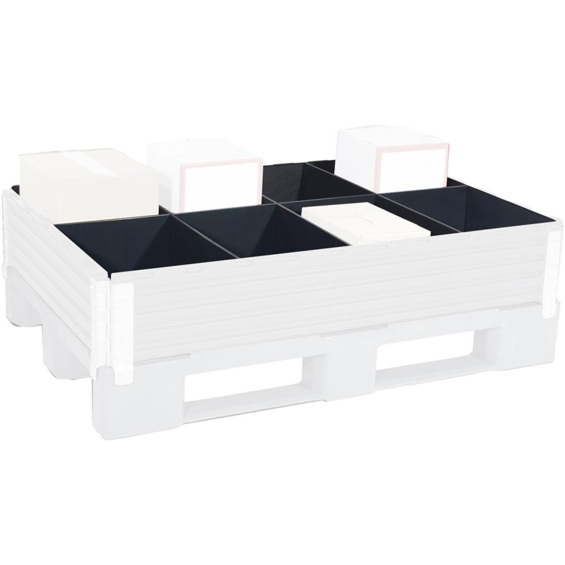 Paletteneinteilungs-Set für B800xT1200 mm 1 Längs-,3 Querteiler