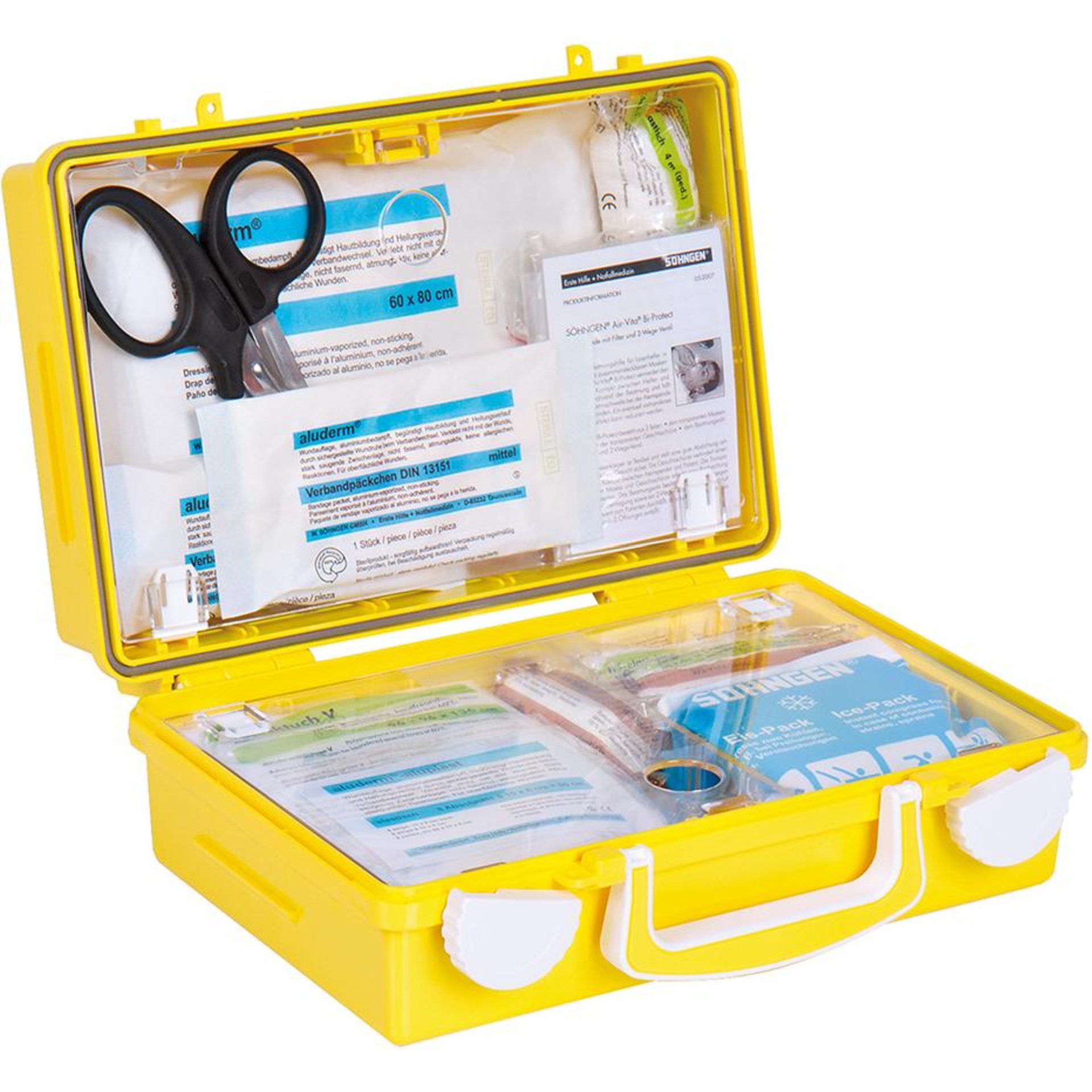Erste-Hilfe-Koffer Extra Handwerk,DIN 13157,gelb