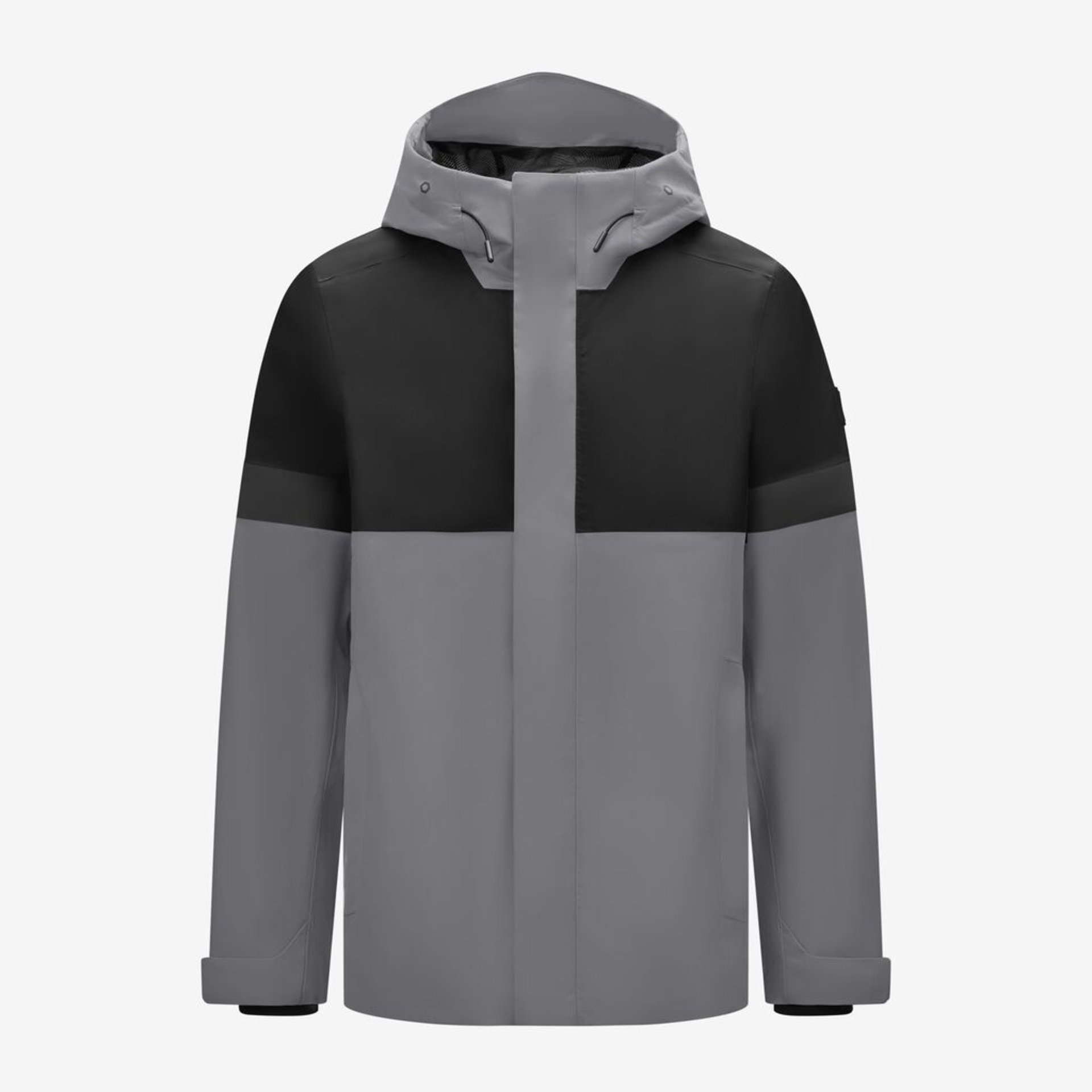 LUCA Hardshell-Jacke grau-schwarz 4XL
