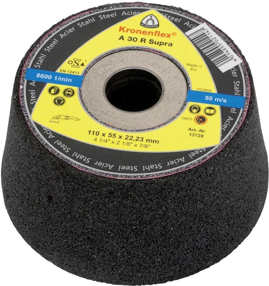 Klingspor Schleiftopf A30R Supra 110x55mm Klingspor Schleiftopf A30R Supra 110x55mm