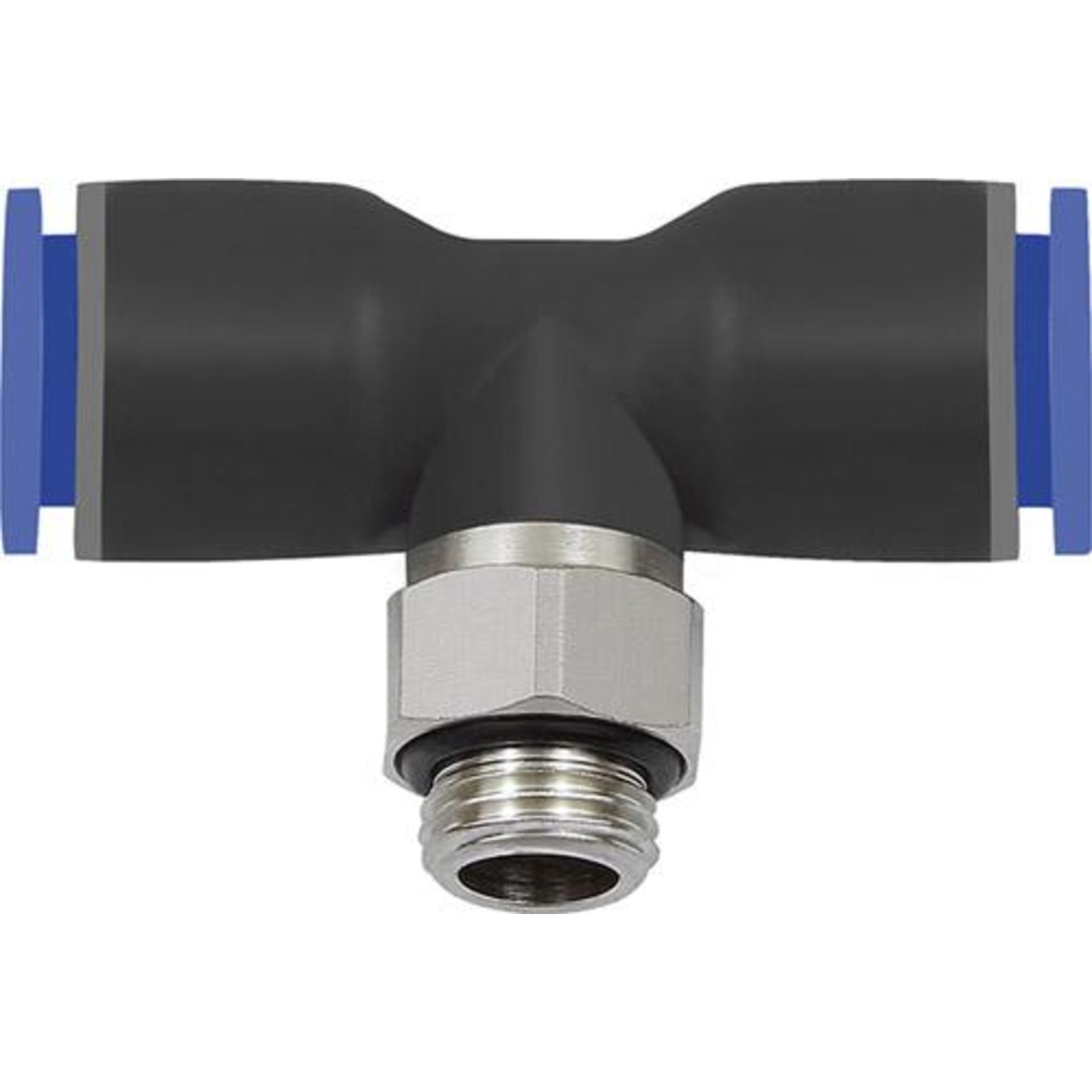 T-Steckverschraubung Blaue Serie, drehbar, G 3/8 a, Schlauch-Ø 10 RIEGLER