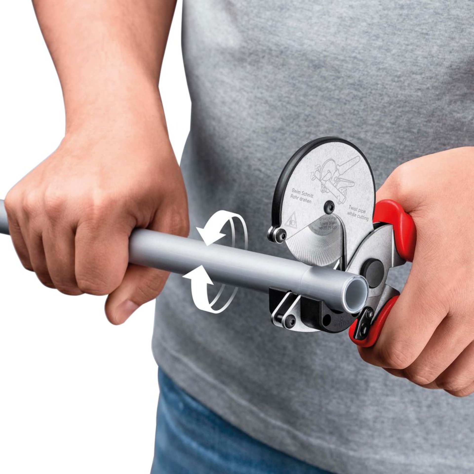 Rohrschneider f.Verbund/Kunststoffrohremax. D. 26mm KNIPEX