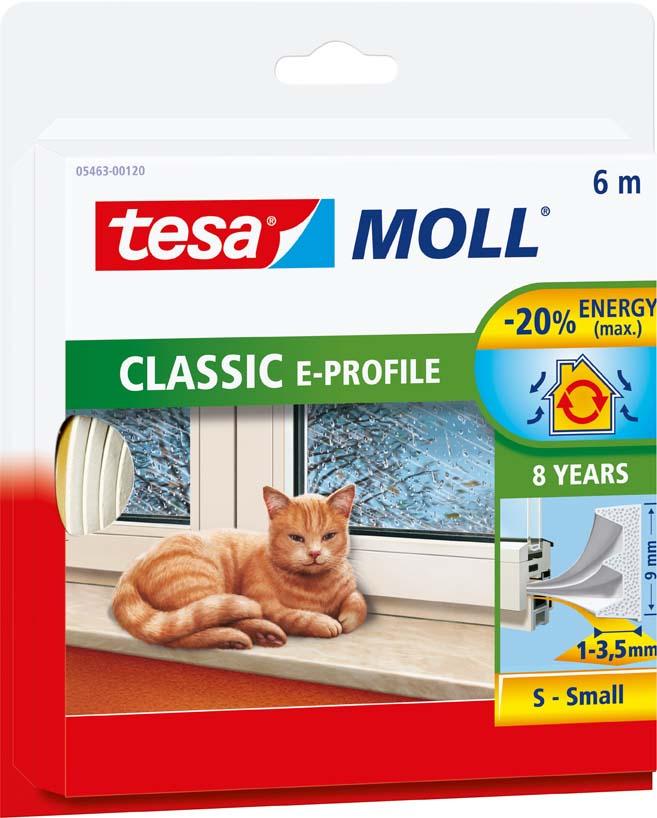 E-Profil-Dichtung braun 10m:9mm tesa 5445