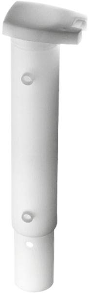 GAH Alberts Bodenhülse für Wäschepfähle, Kst. weiß, für Pfosten  ?42 mm