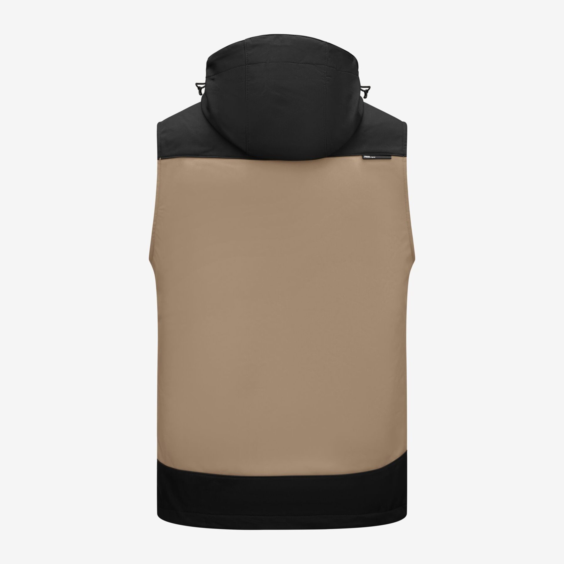 JUSTUS Softshell Weste beige-schwarz S